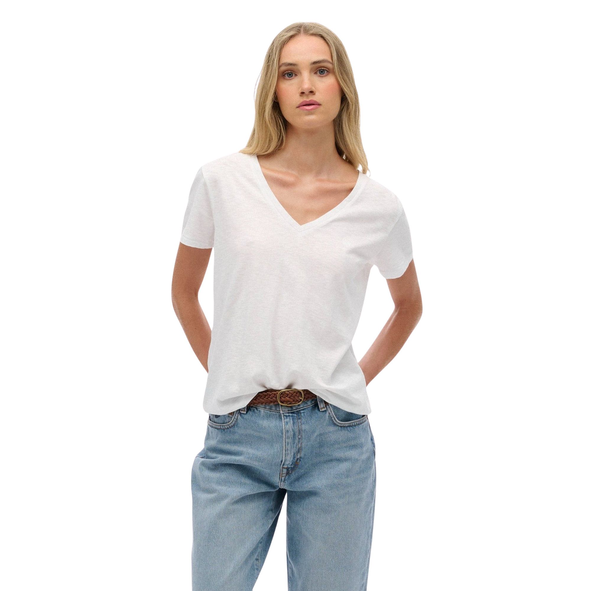 Superdry Studios Slub Embroidered Shirt Dames