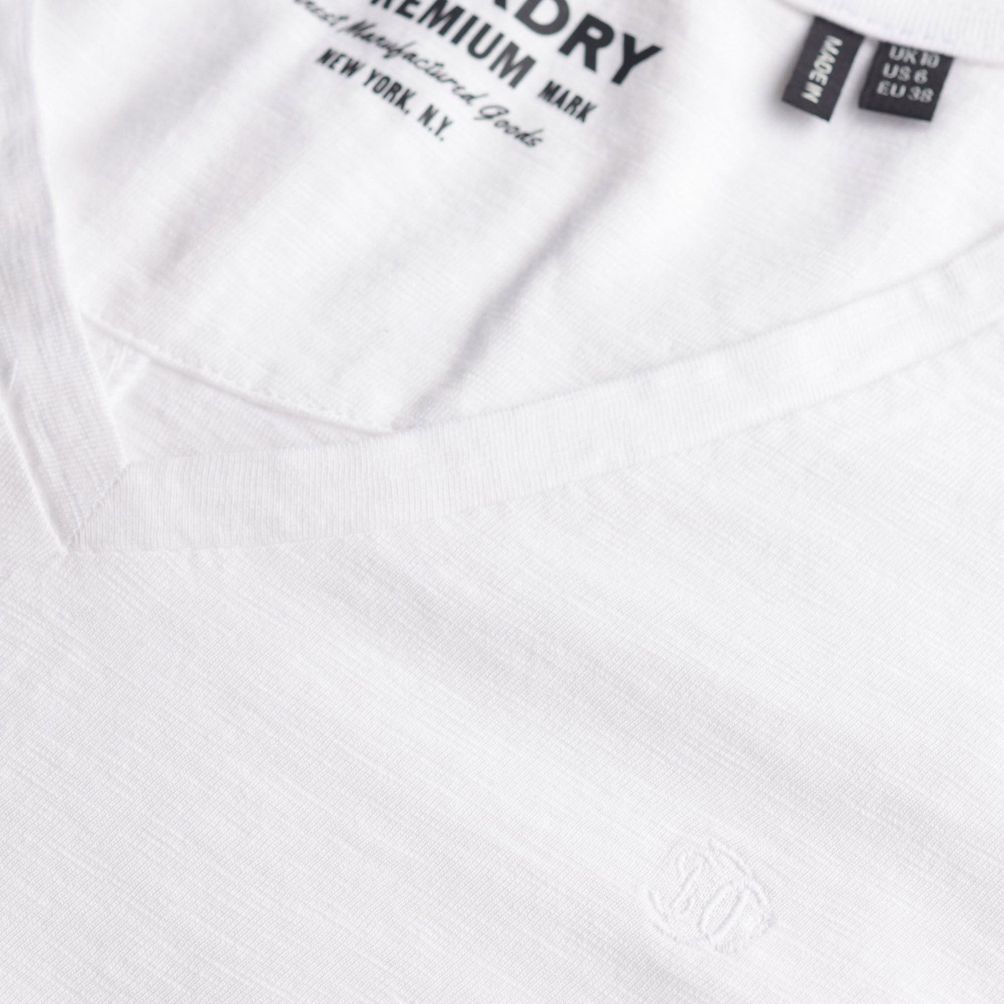 Superdry Studios Slub Embroidered Shirt Dames