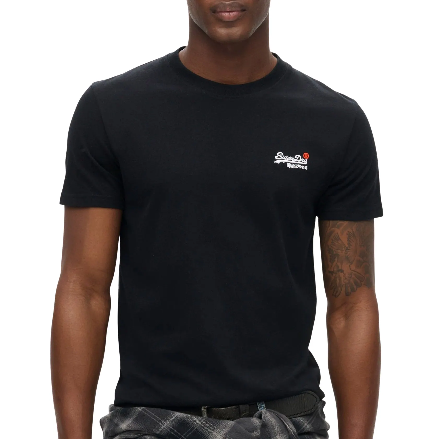 Superdry Essential Contrast Geborduurd T-Shirt Heren