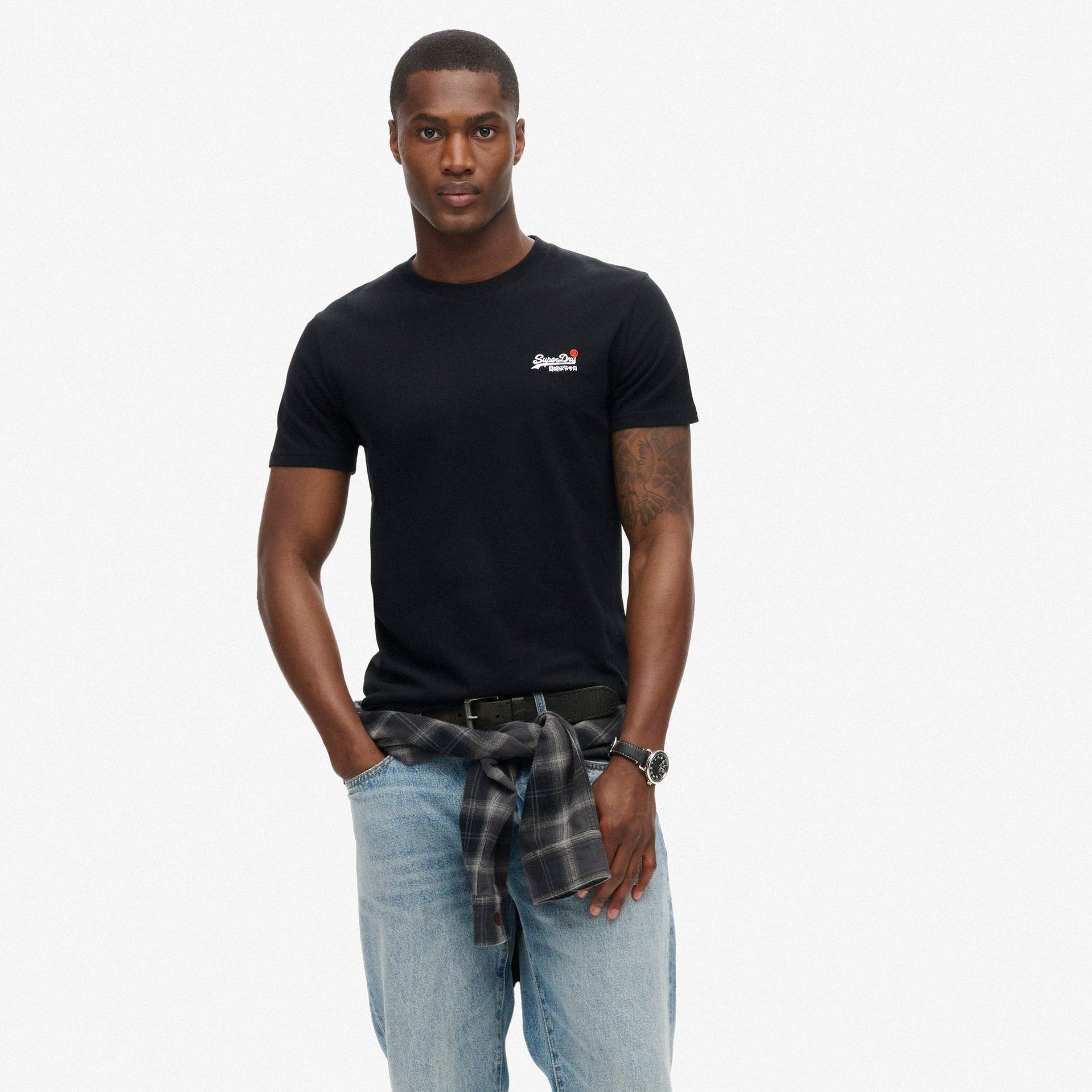 Superdry Essential Contrast Geborduurd T-Shirt Heren