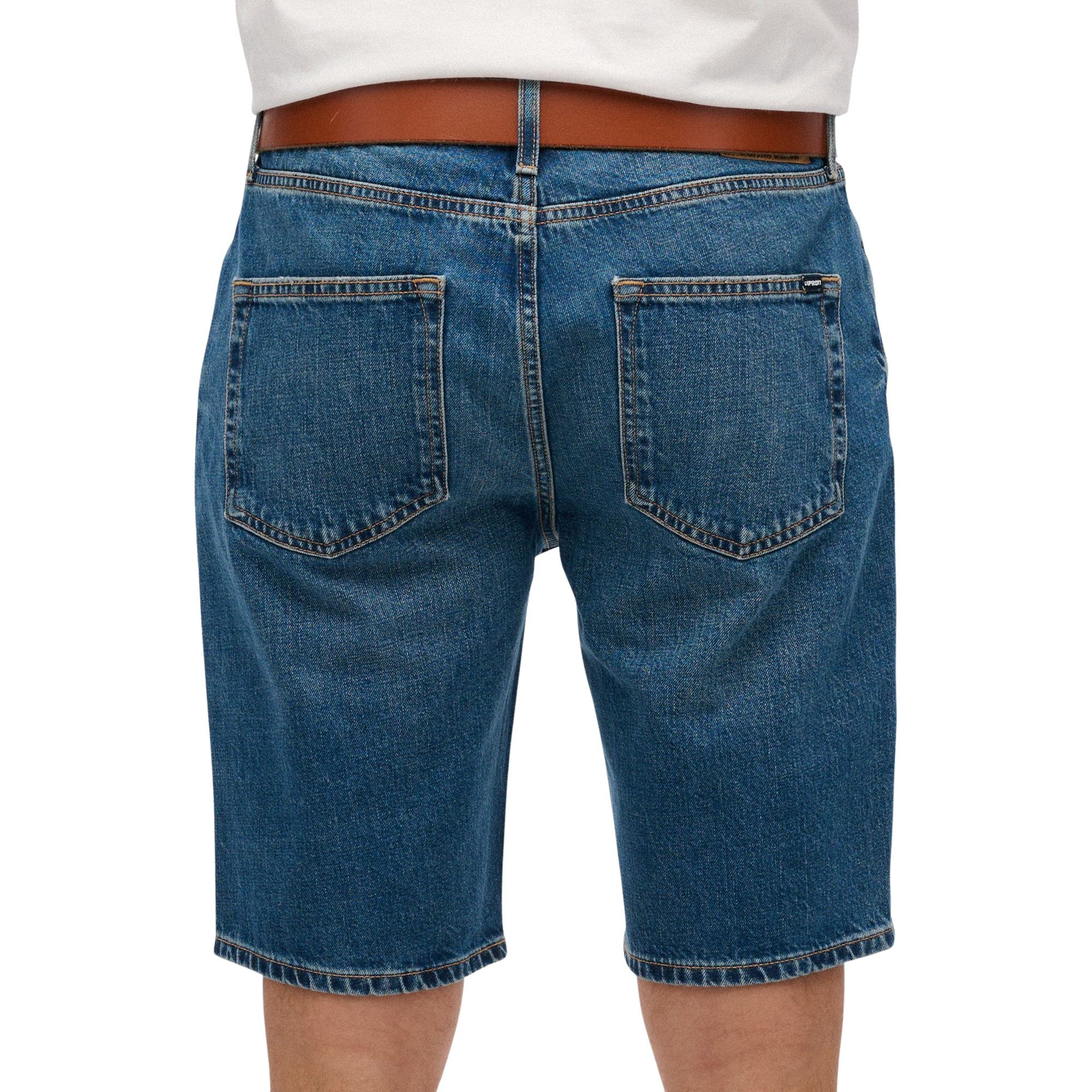 Superdry Vintage Straight Denim Short Heren