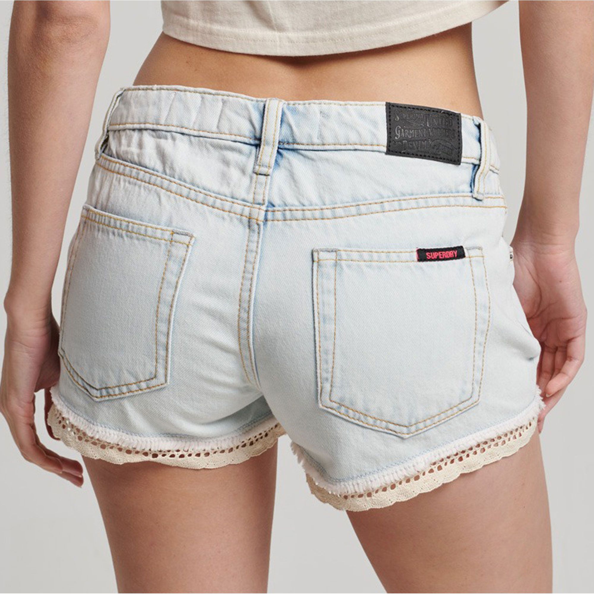 Superdry Vintage Denim Hot Short Dames