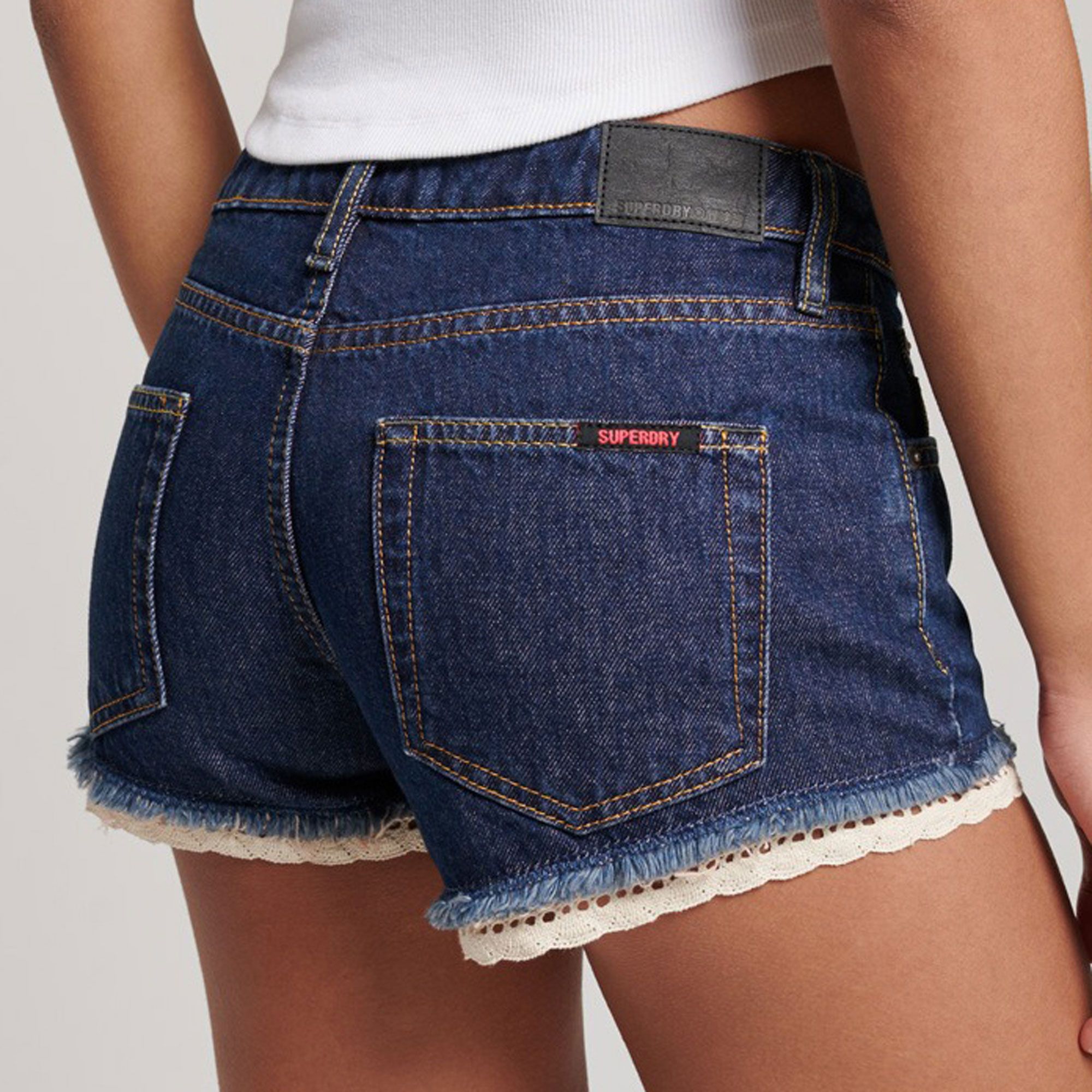 Superdry Vintage Denim Hot Short Dames
