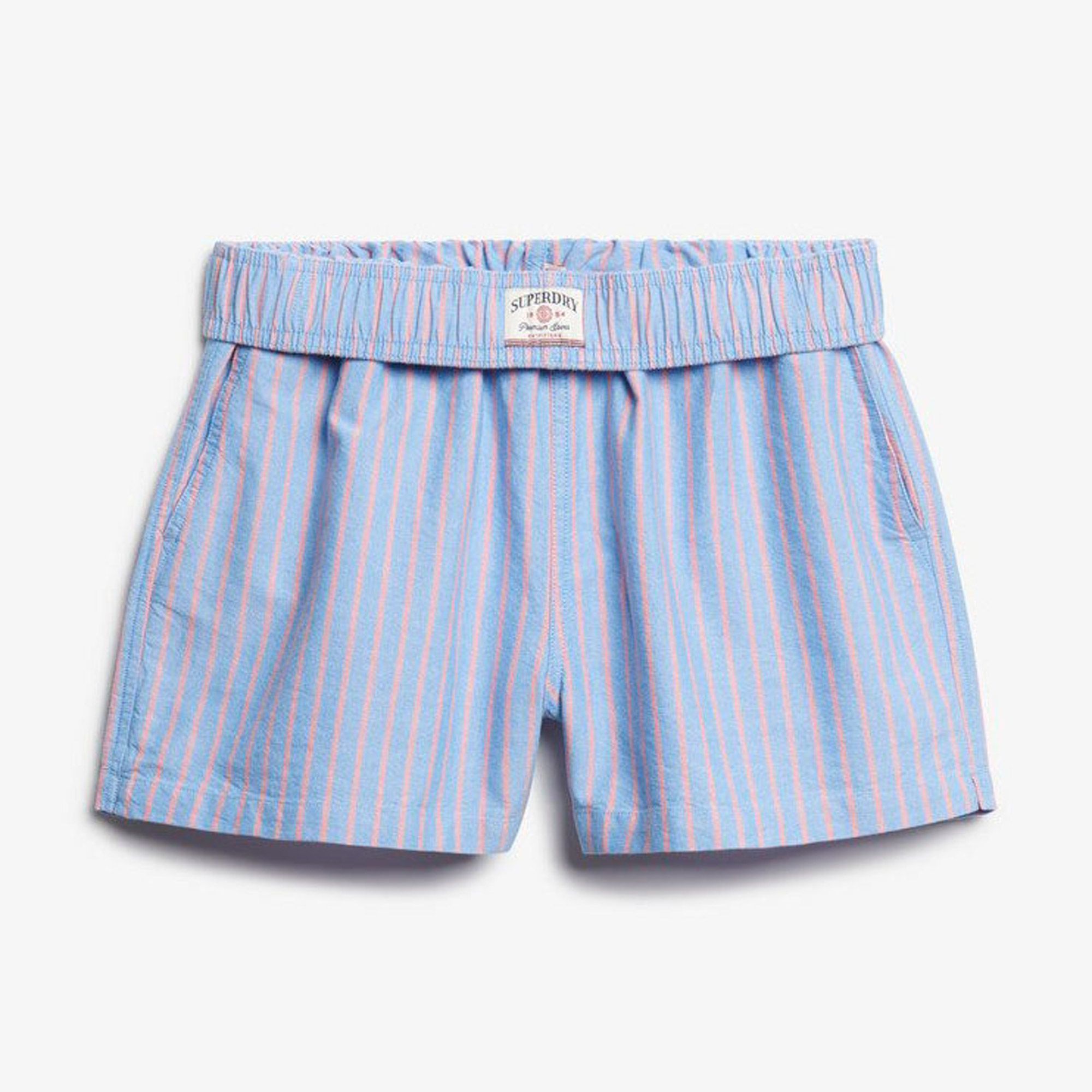 Superdry Cotton Stripe Elastic Short Dames
