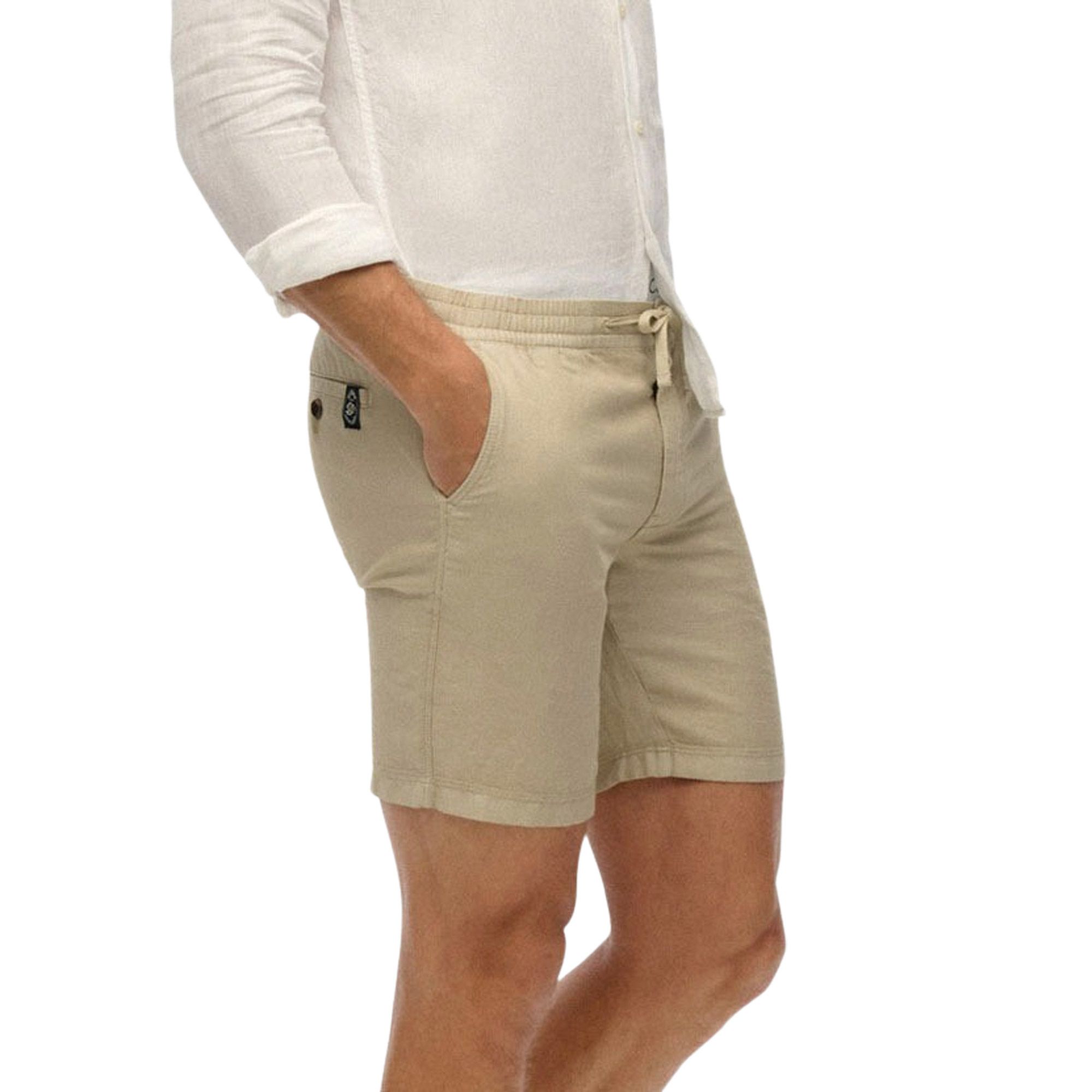 Superdry Merchant Linnen Short Heren