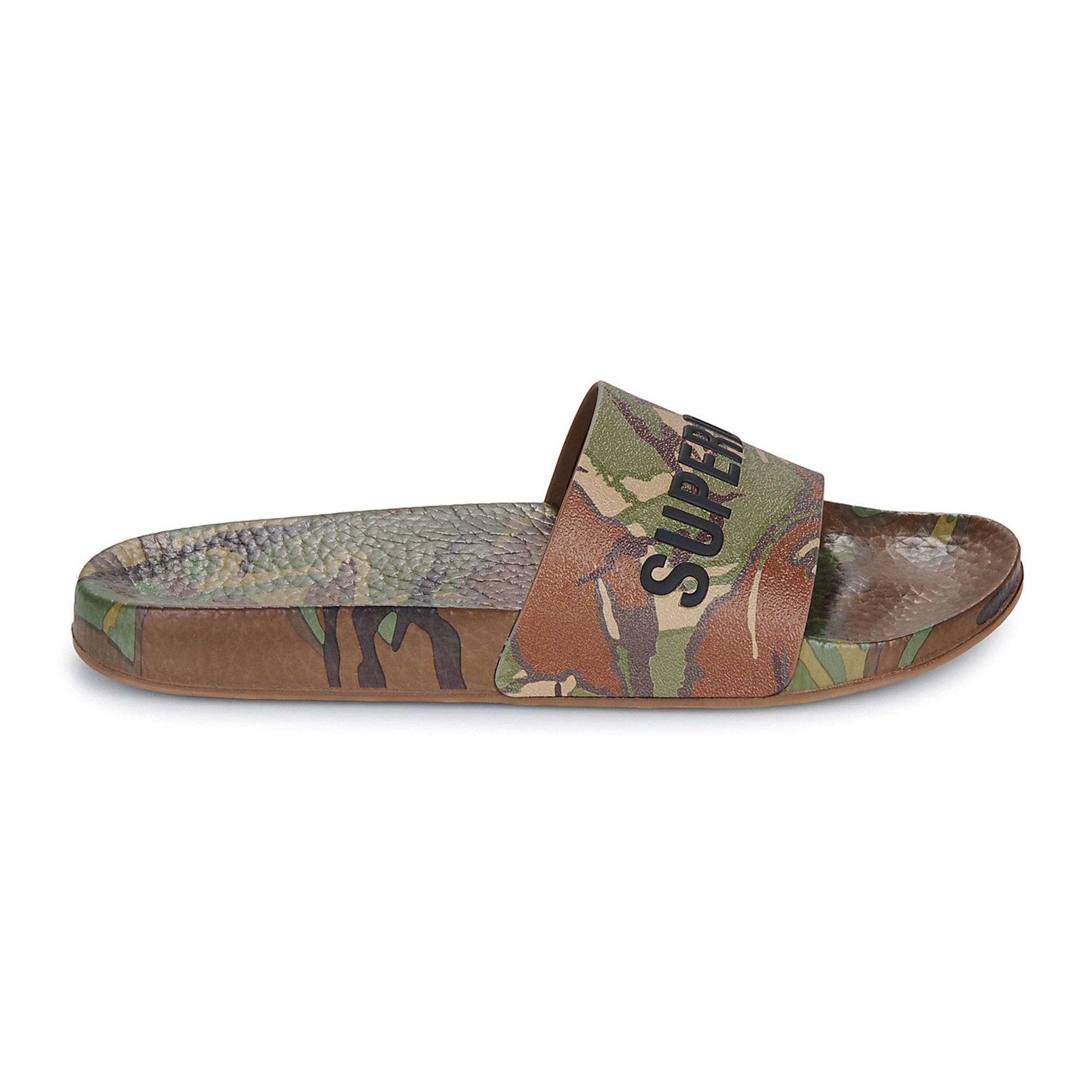 Superdry Camo Print Badslippers Heren
