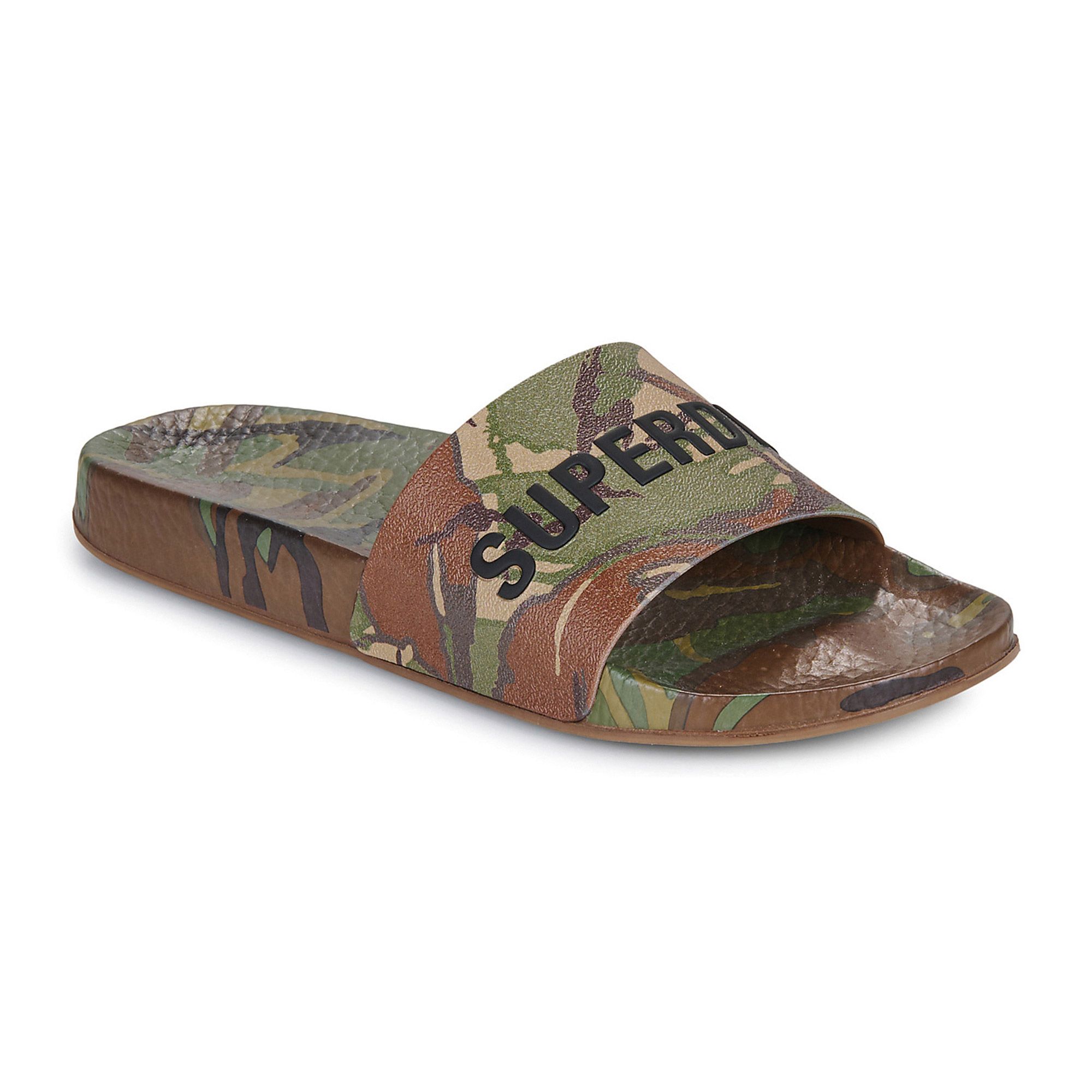 Superdry Camo Print Badeschuhe Herren