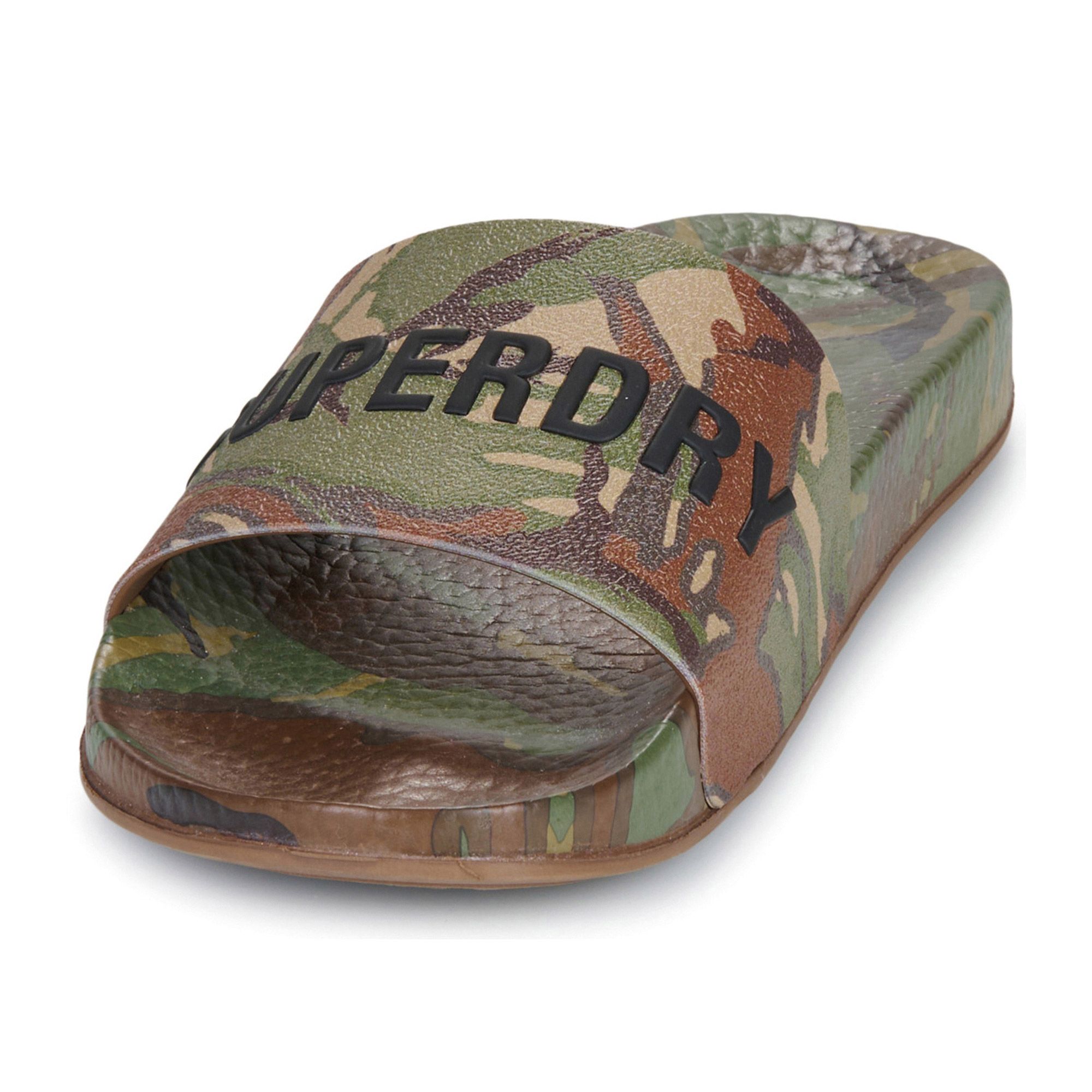 Superdry Camo Print Badeschuhe Herren