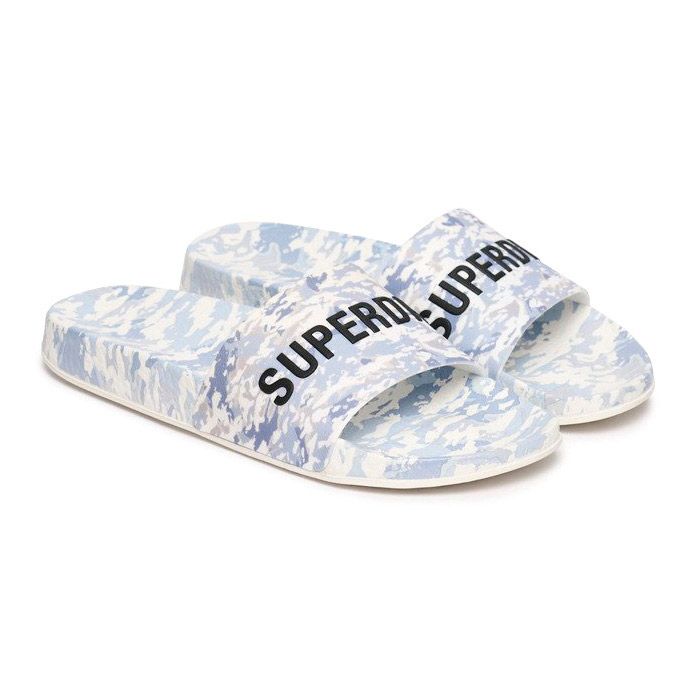 Superdry Camo Print Badslippers Heren