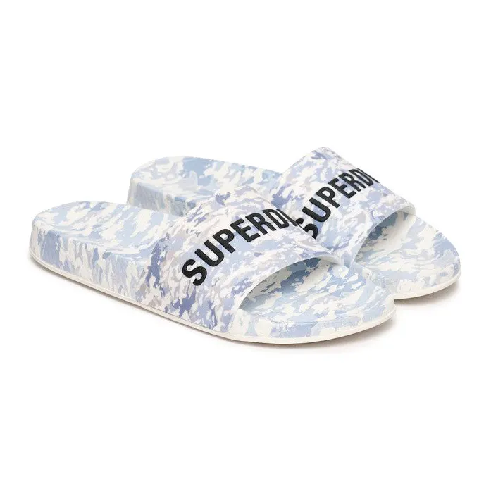 Superdry Camo Print Badslippers Heren