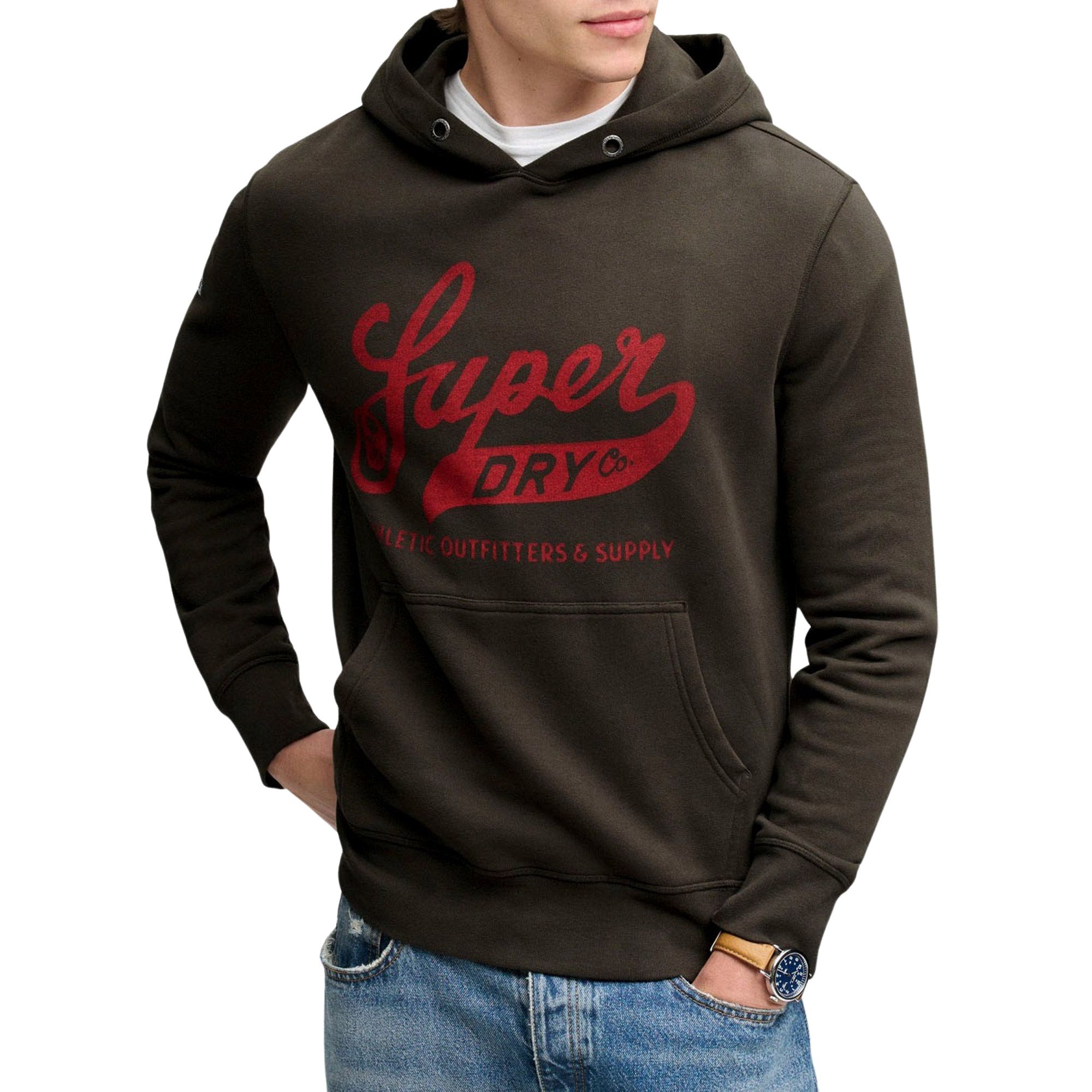 Superdry Vintage Script Hoodie Heren