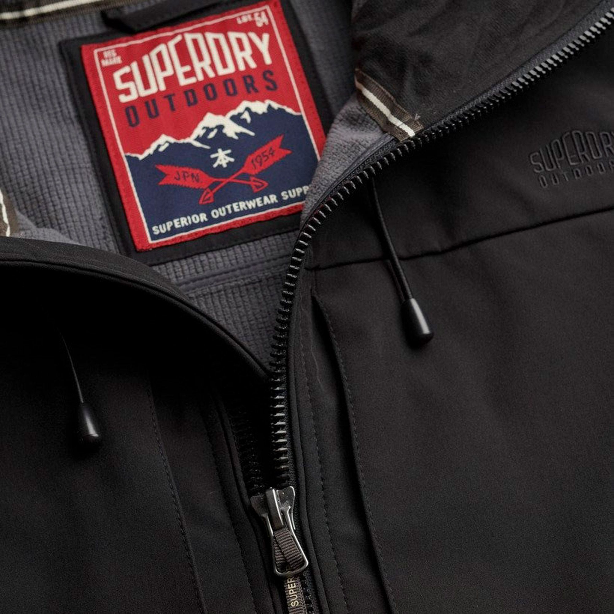 Superdry Hooded Trekker Softshell Jas Heren
