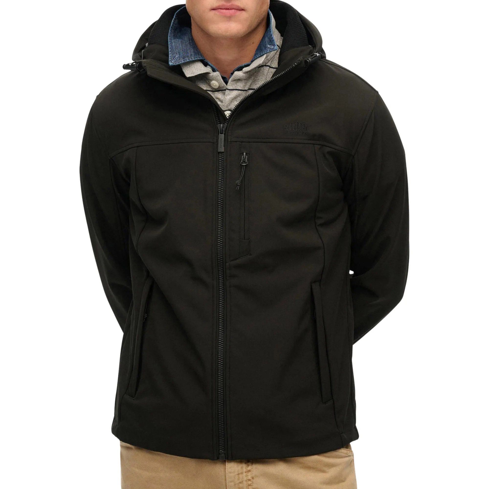 Superdry Hooded Trekker Softshell Jas Heren