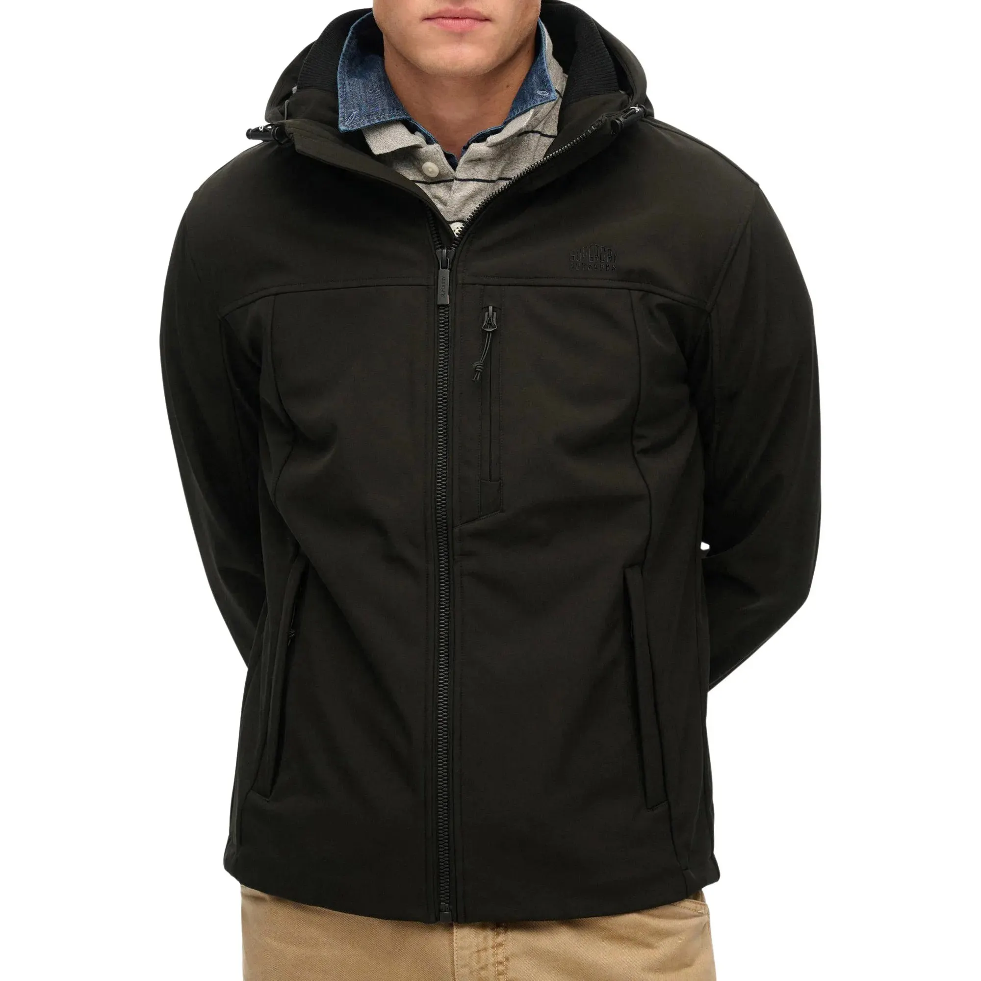 Superdry Hooded Trekker Softshell Jas Heren