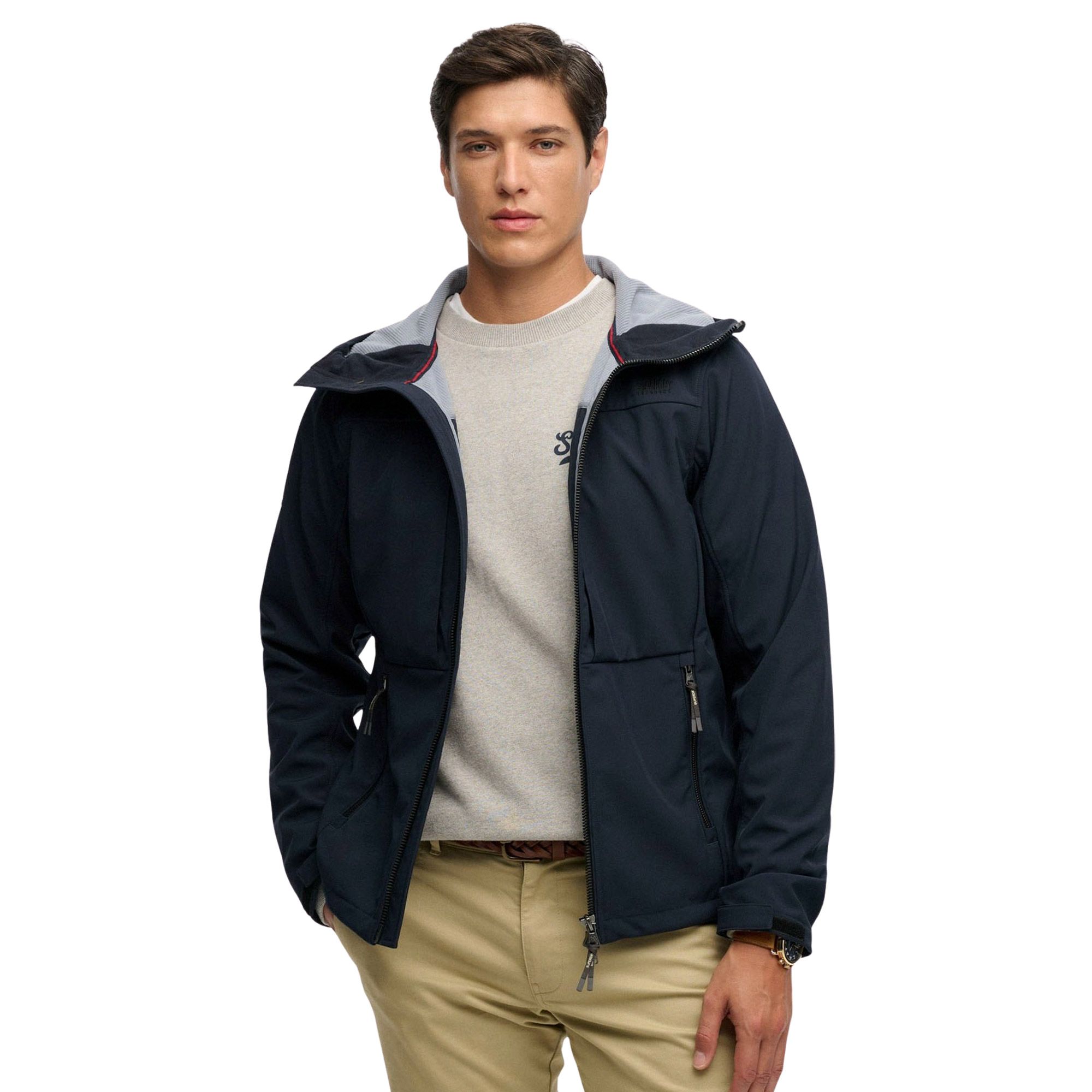 Superdry Hooded Trekker Softshell Jas Heren
