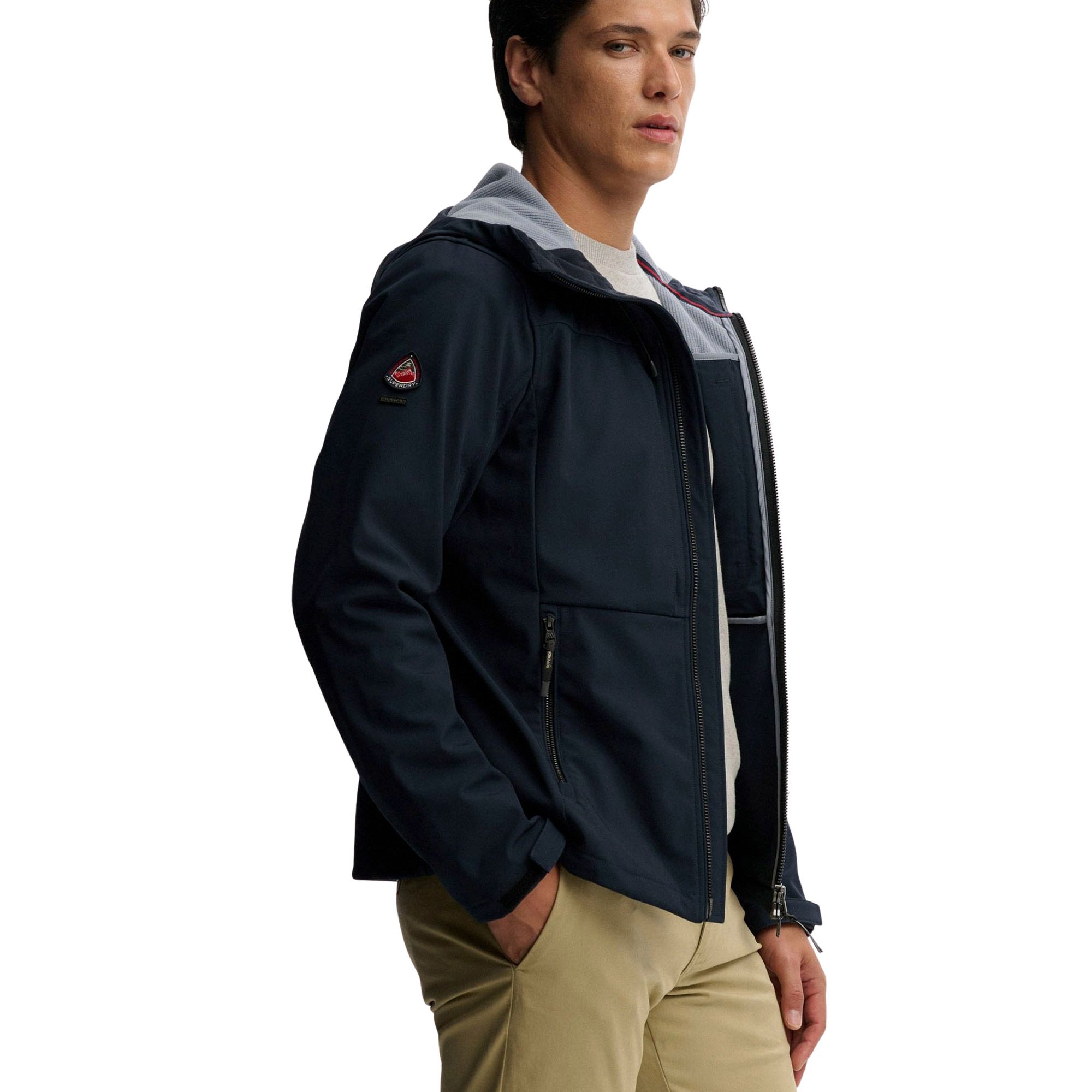 Superdry Hooded Trekker Softshell Jas Heren