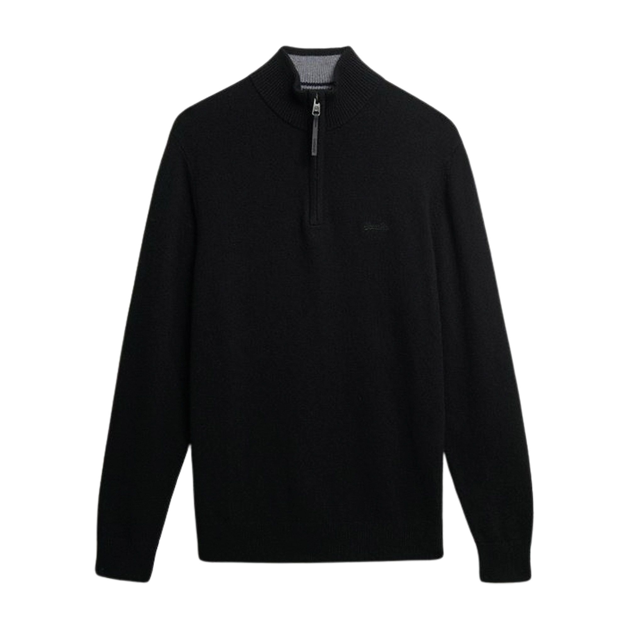 Superdry Wool Blend Half Zip Sweater Heren