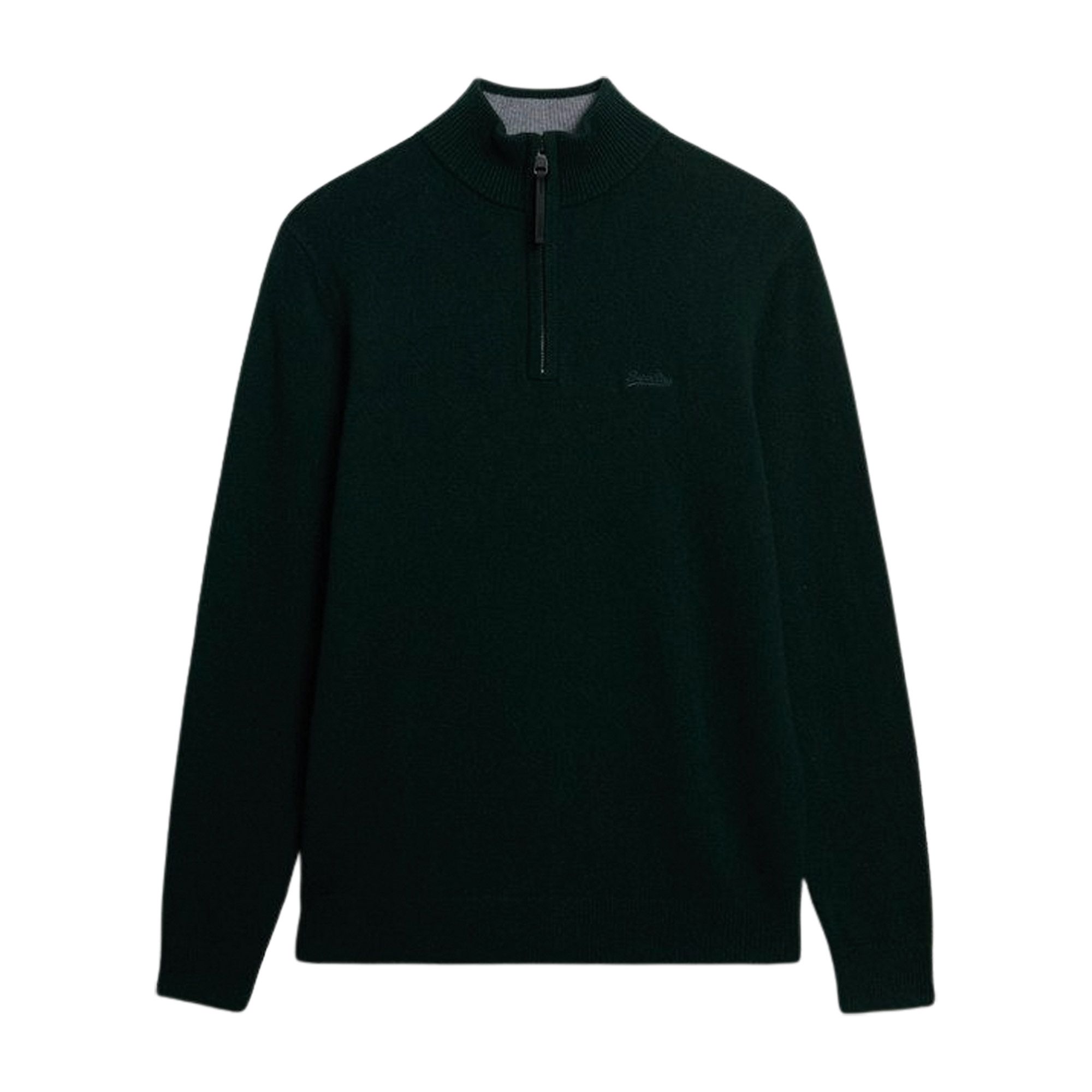 Superdry Wool Blend Half Zip Sweater Heren