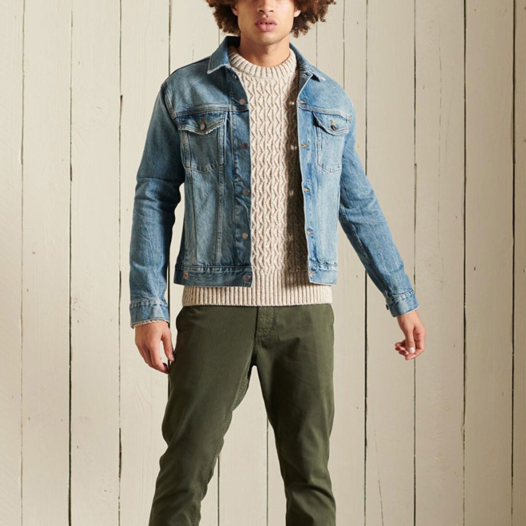 Superdry Jacob Cable Crew Trui Heren