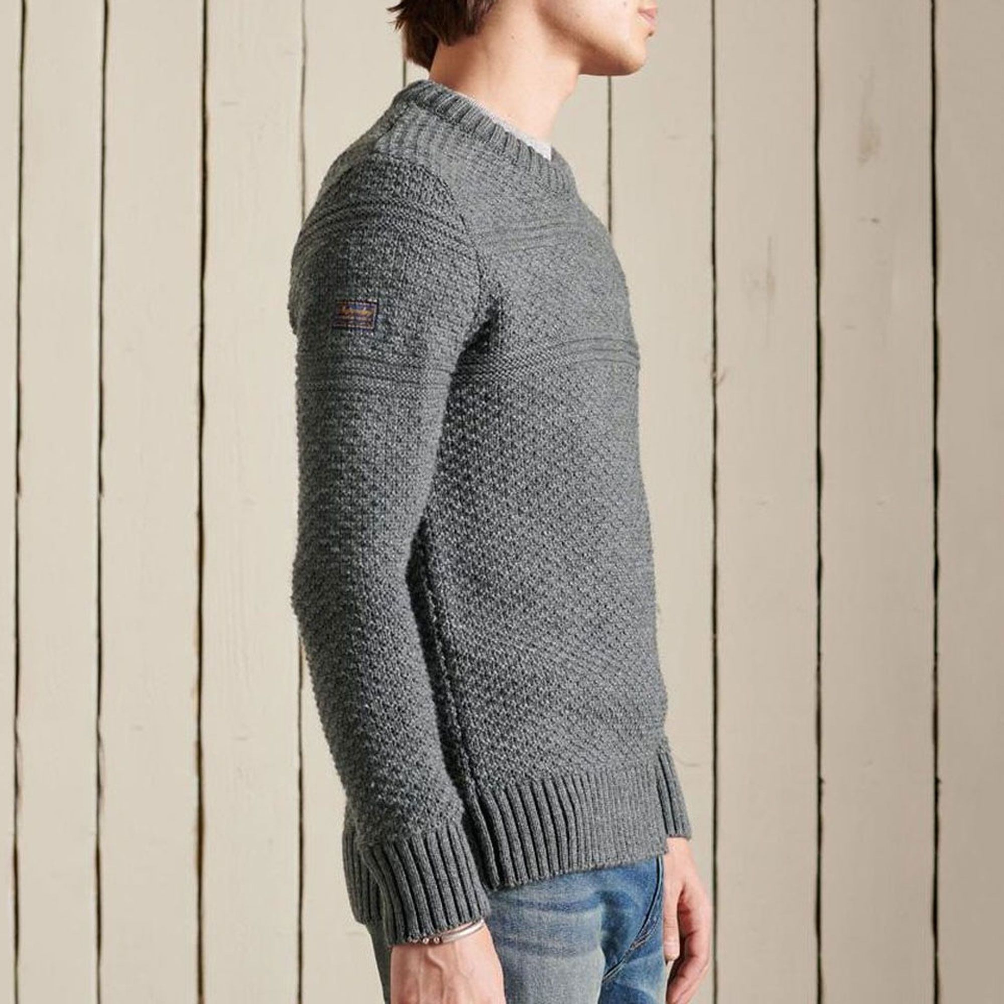 Superdry Jacob Cable Crew Trui Heren