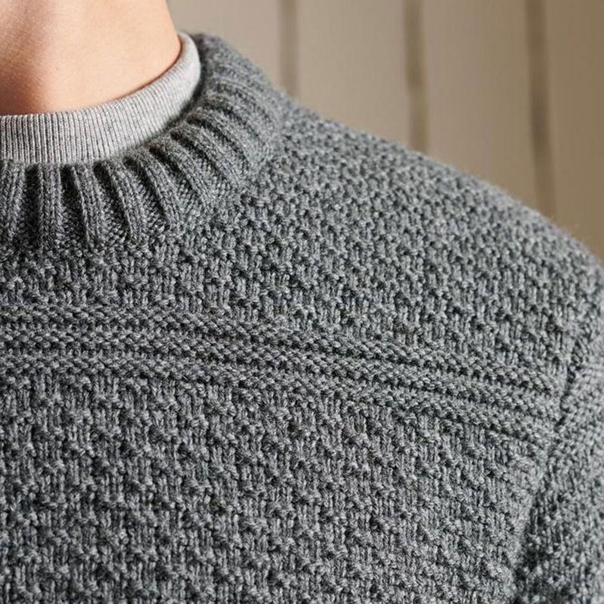 Superdry Jacob Cable Crew Trui Heren