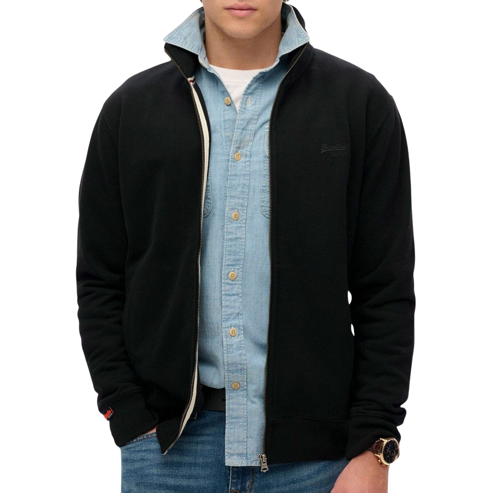 Superdry Essential Logo Track Top Vest Heren