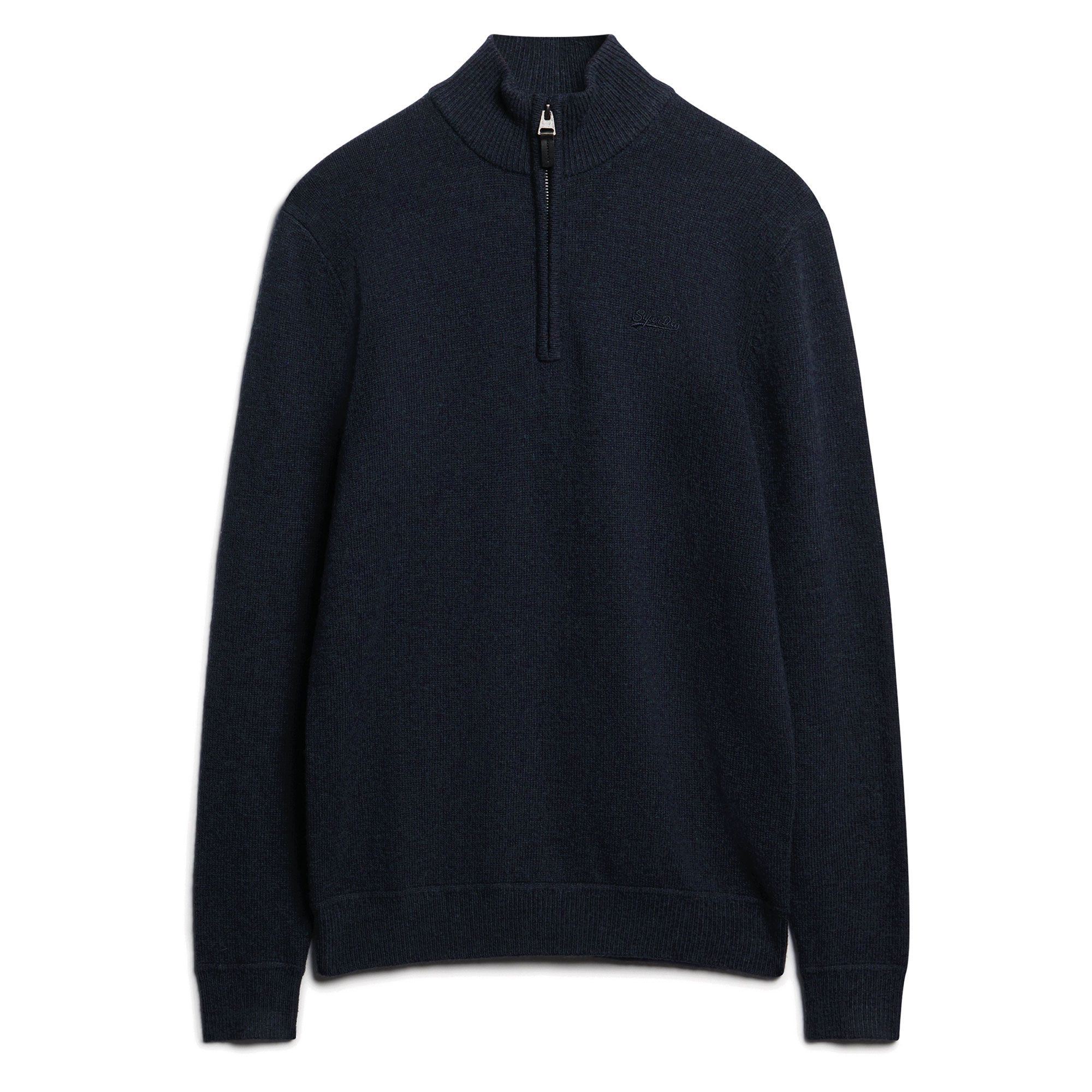 Superdry Essential Embroidered Knit Henley Trui Heren