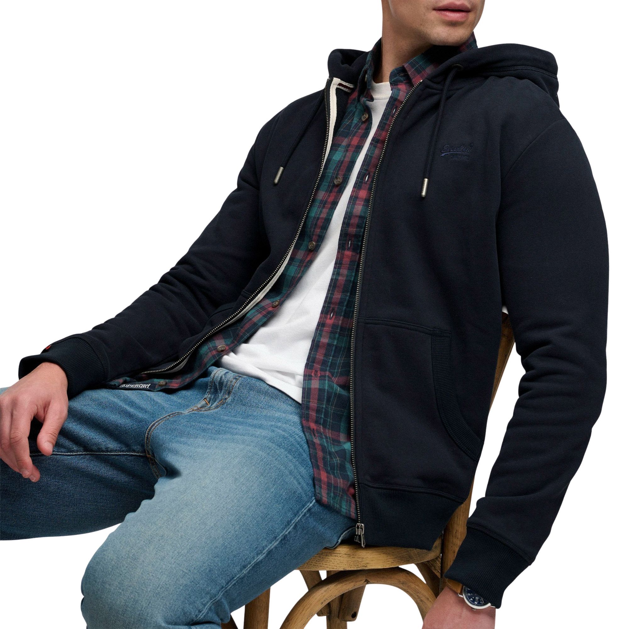 Veste Superdry Essential Logo Zip Hooded Hommes