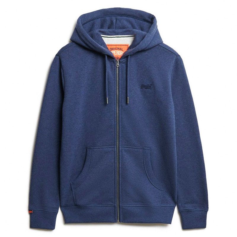 Superdry Essential Logo Zip Hooded Vest Heren