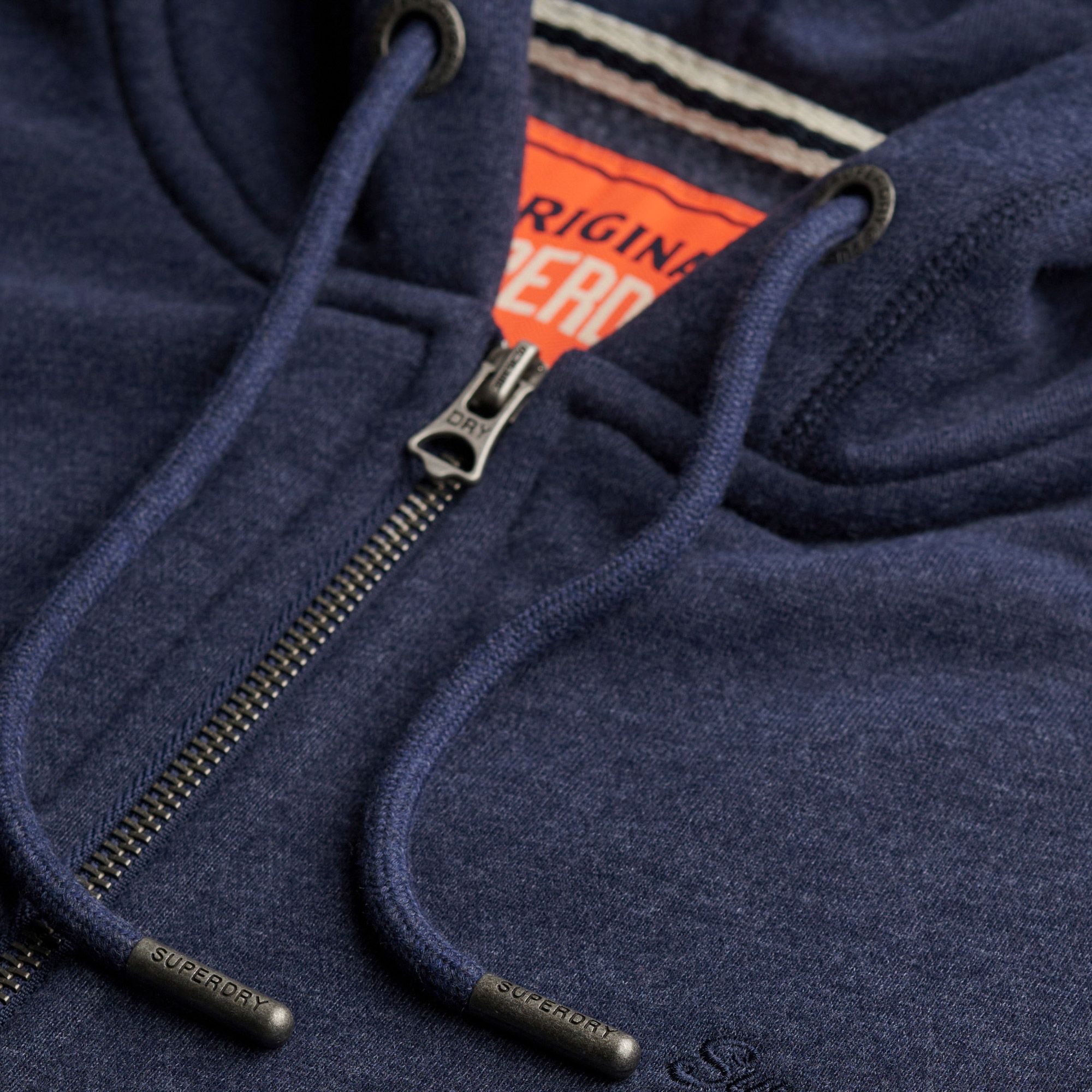 Superdry Essential Logo Zip Hooded Vest Heren