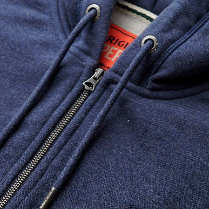 Superdry Essential Logo Zip Hooded Vest Heren