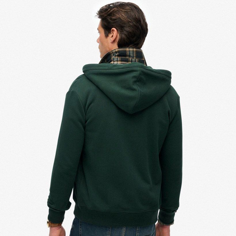 Superdry Essential Logo Zip Hooded Vest Heren