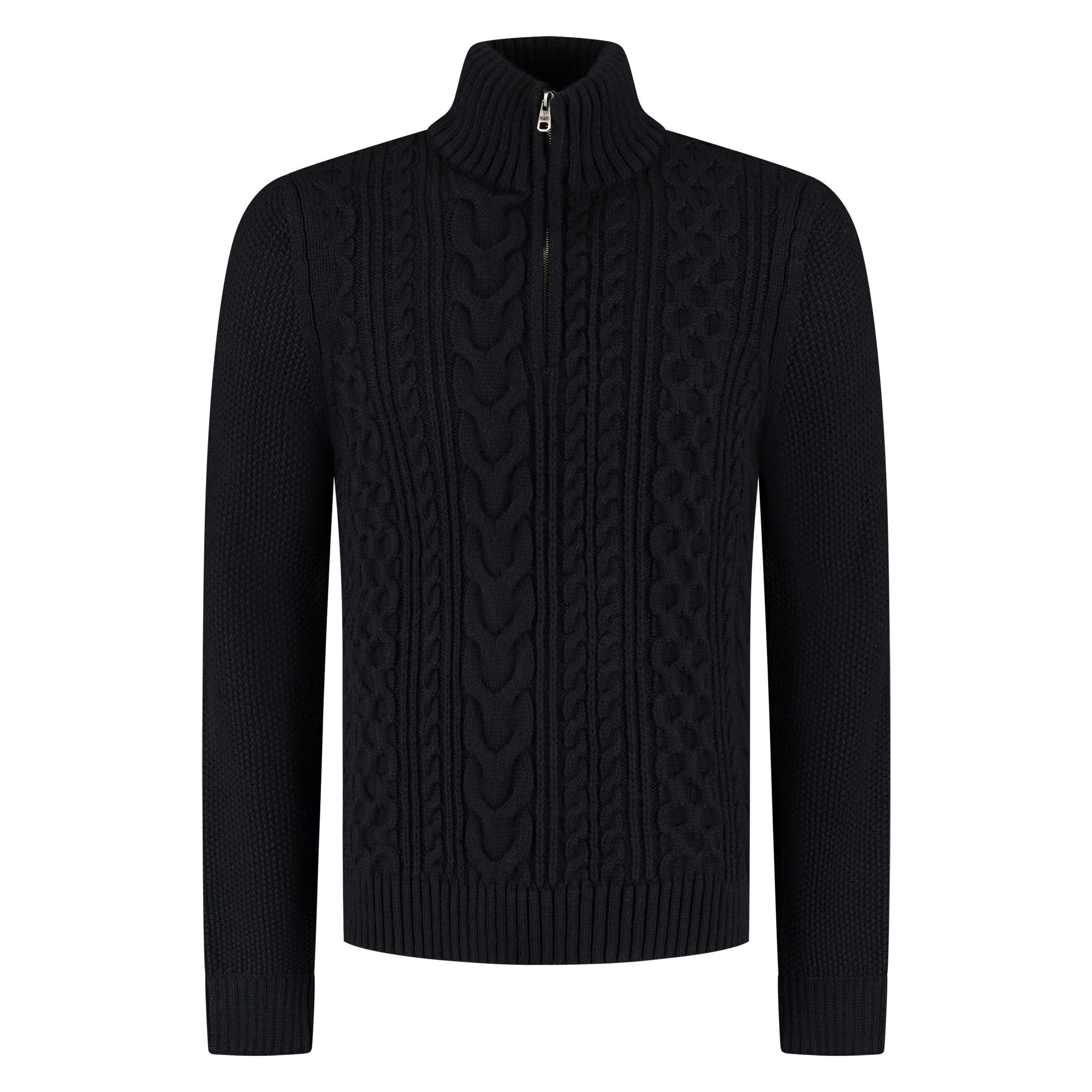 Superdry Jacob Cable Knit Half Zip Trui Heren