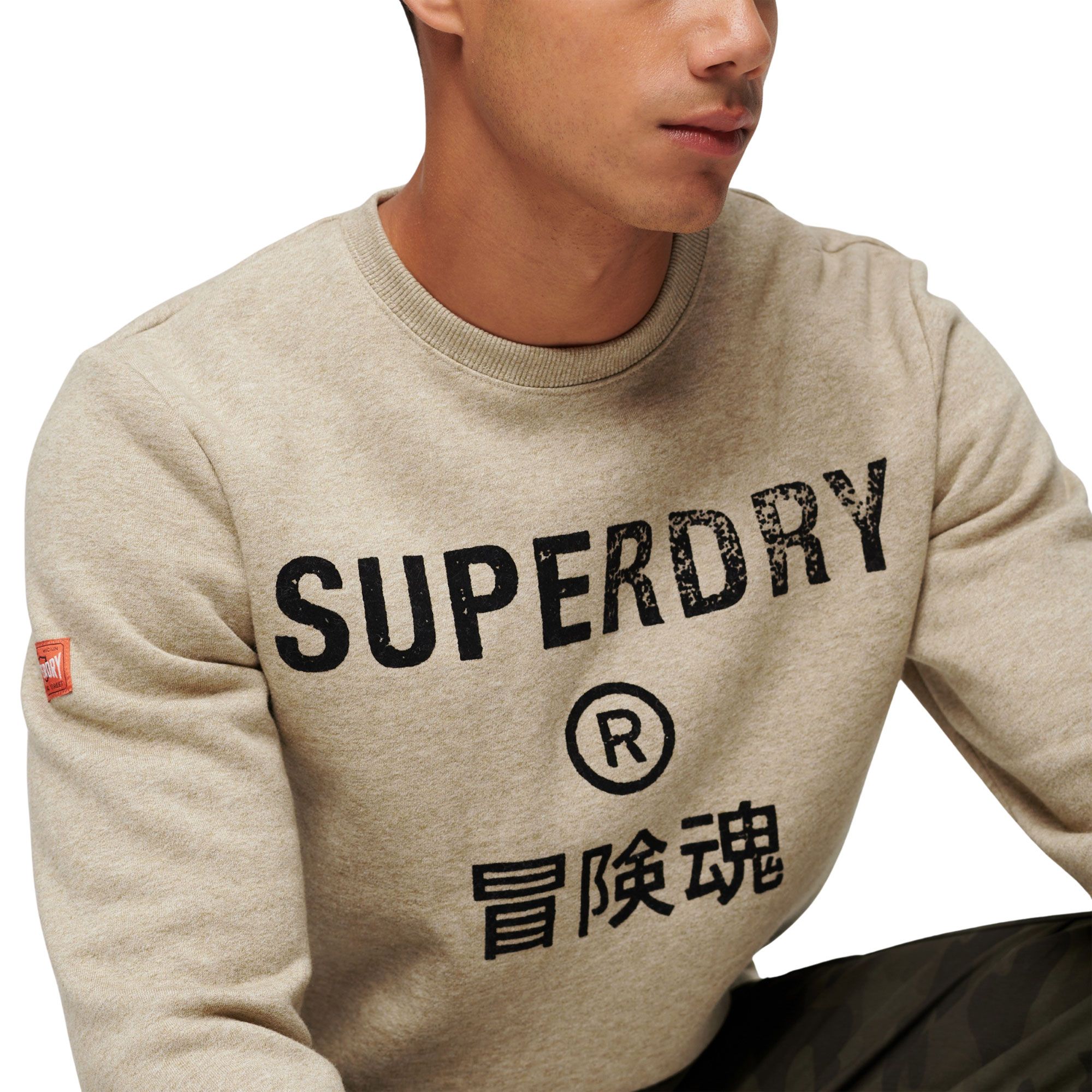 Superdry Workwear Logo Vintage Pullover Herren | Plutosport