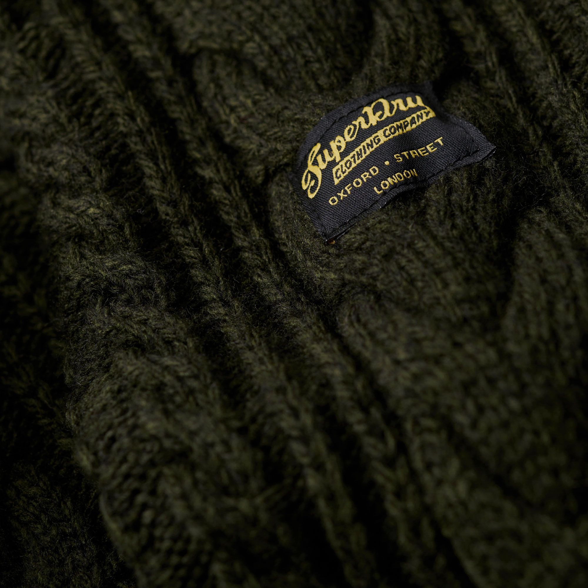 Superdry Vintage Jacob Henley Trui Heren