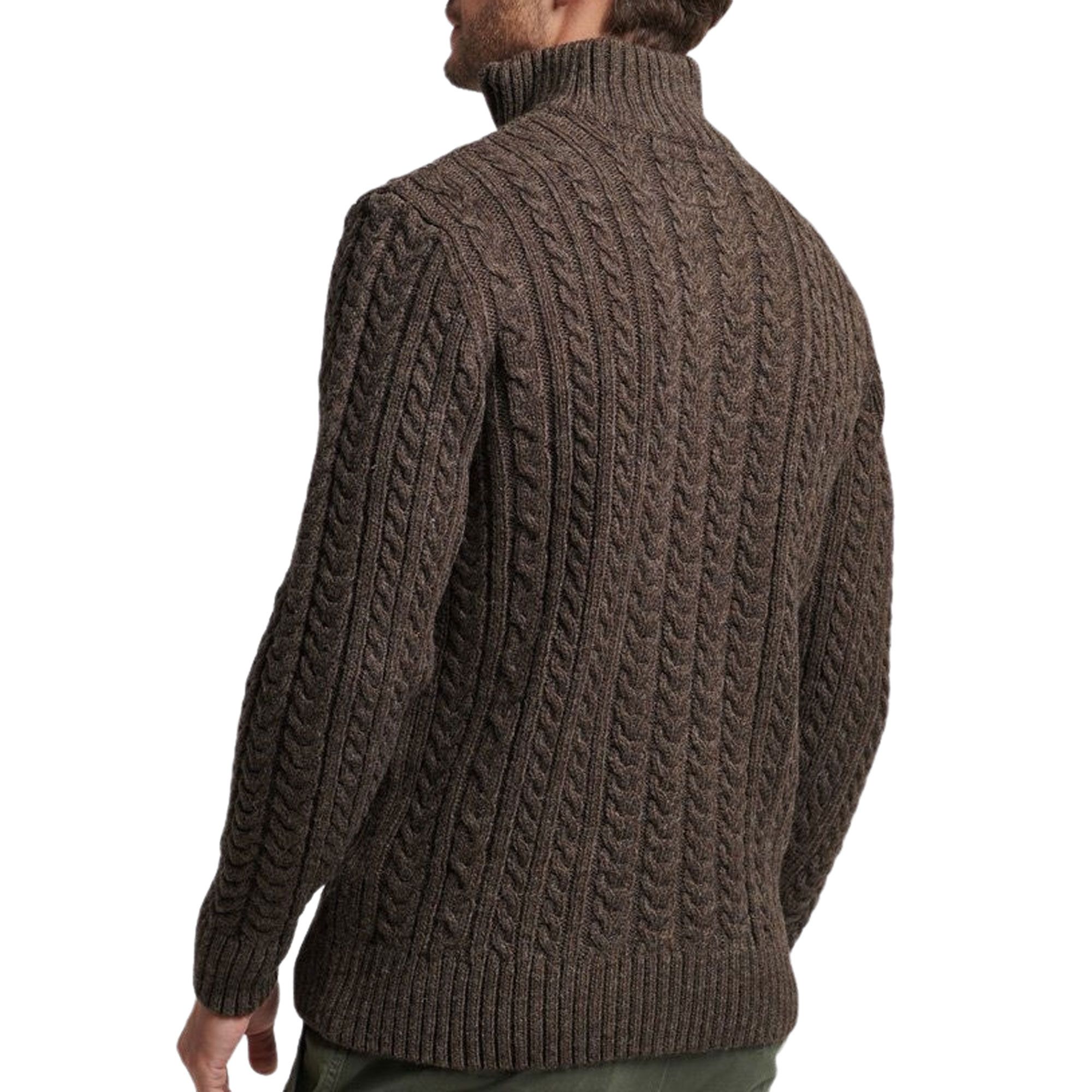 Superdry Vintage Jacob Henley Trui Heren