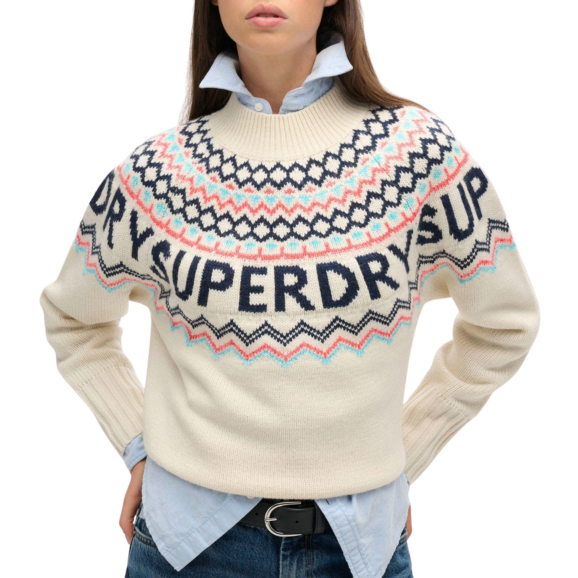 Superdry & Co JACOB - Pullover - white/blanc