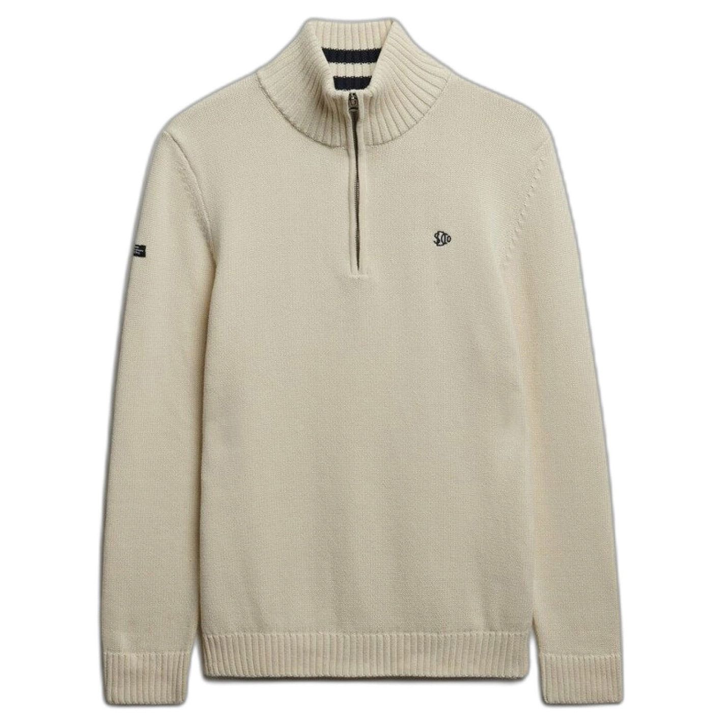 Superdry Cotton Knit Henley Trui Heren