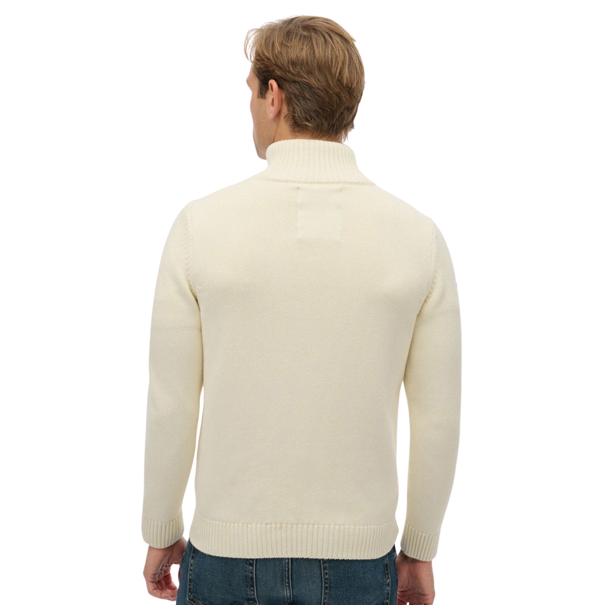 Superdry Cotton Knit Henley Trui Heren