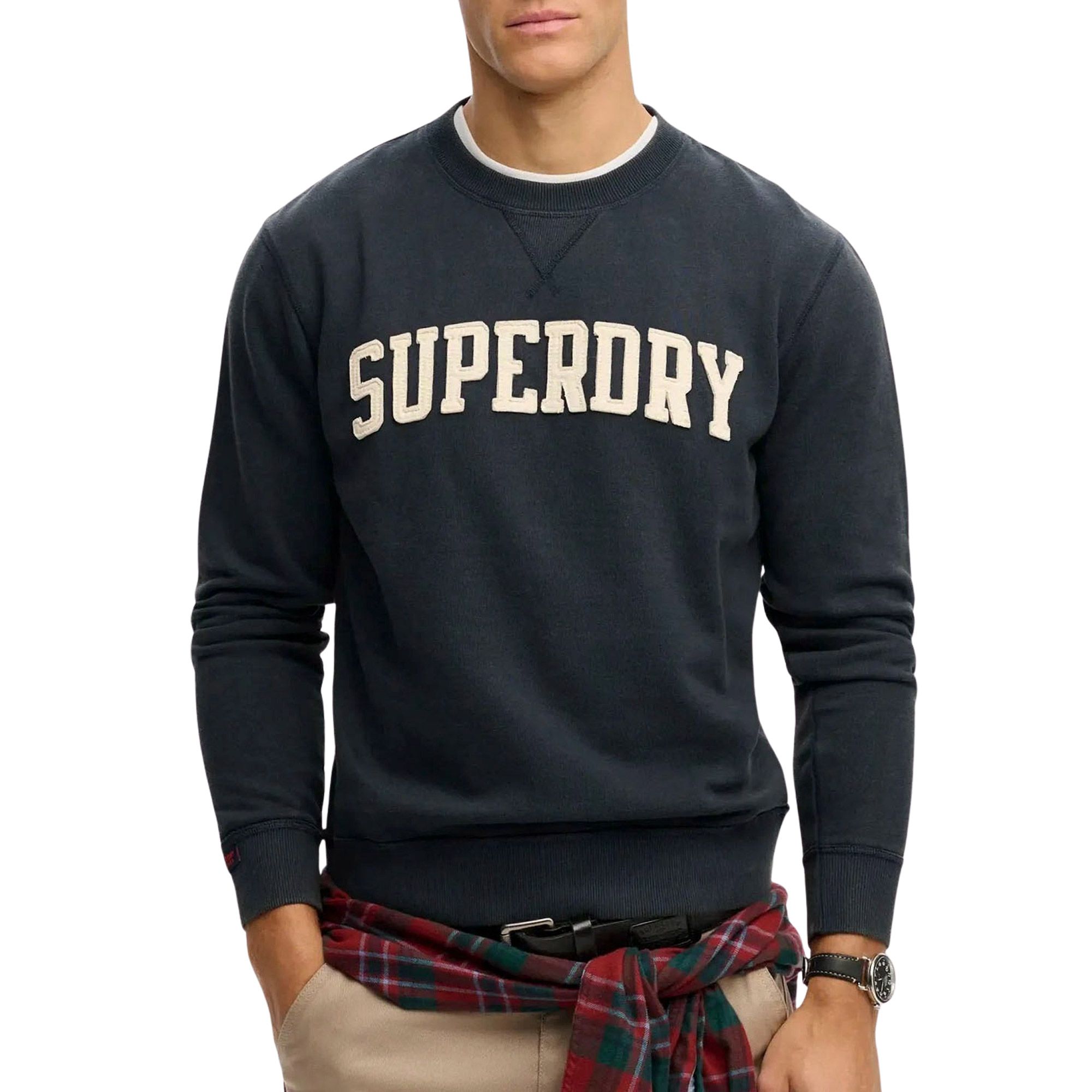 Superdry Vintage Athletic Crew Sweater Heren