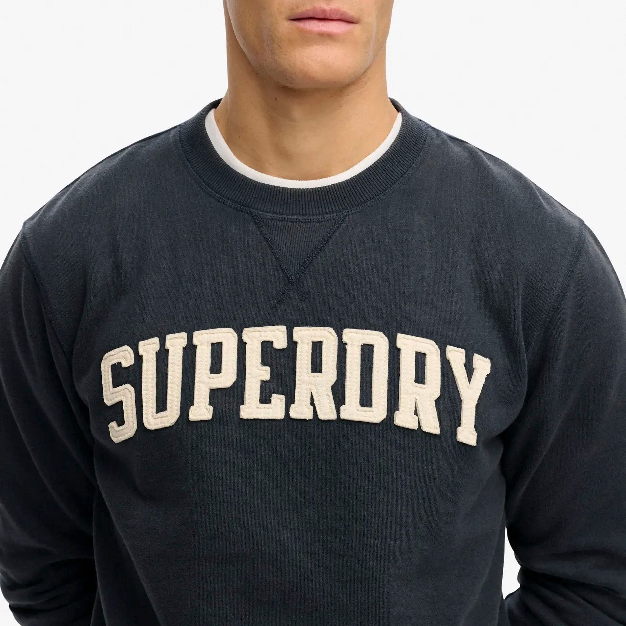 Superdry Vintage Athletic Crew Sweater Heren