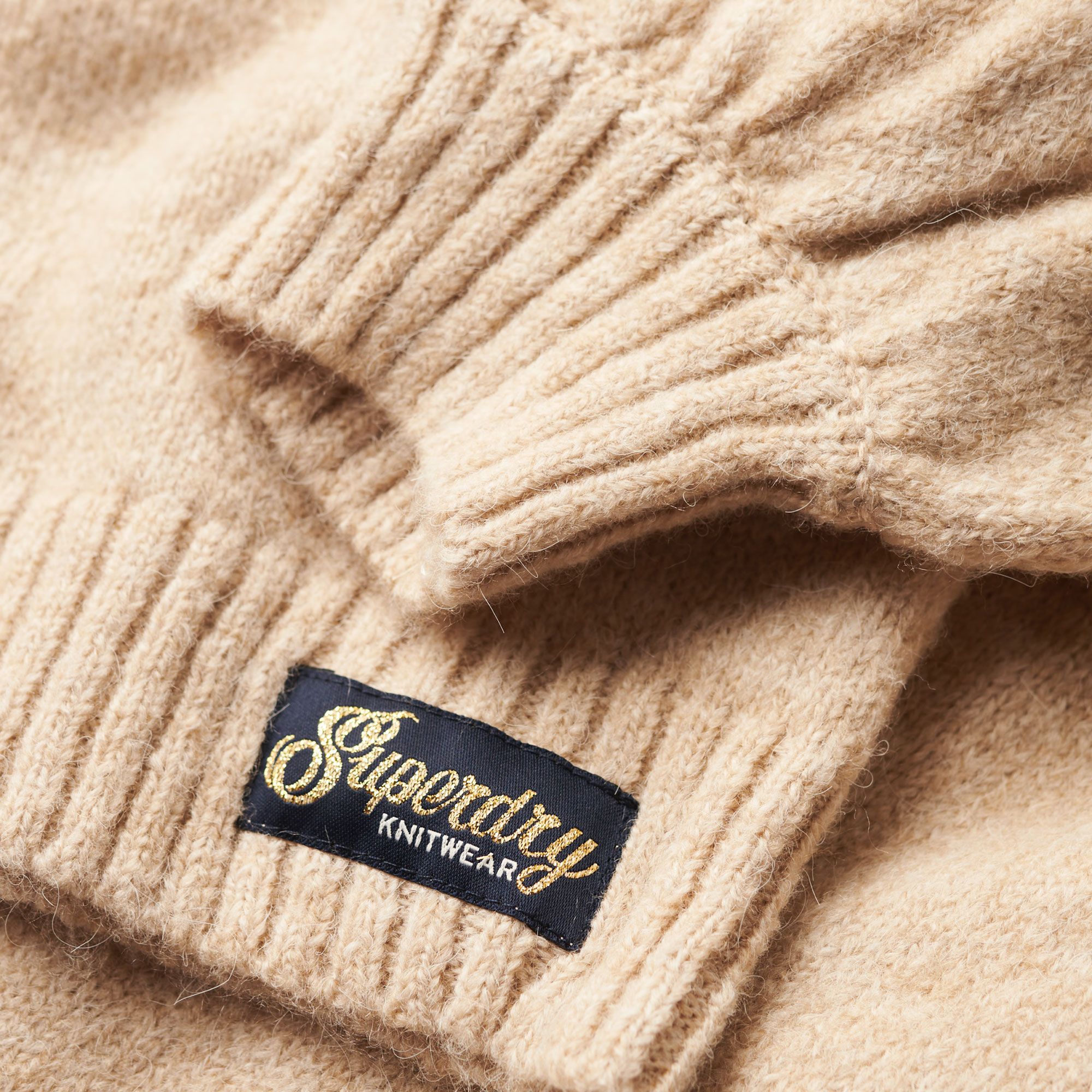 Superdry Slouchy Pattern Knit Trui Dames