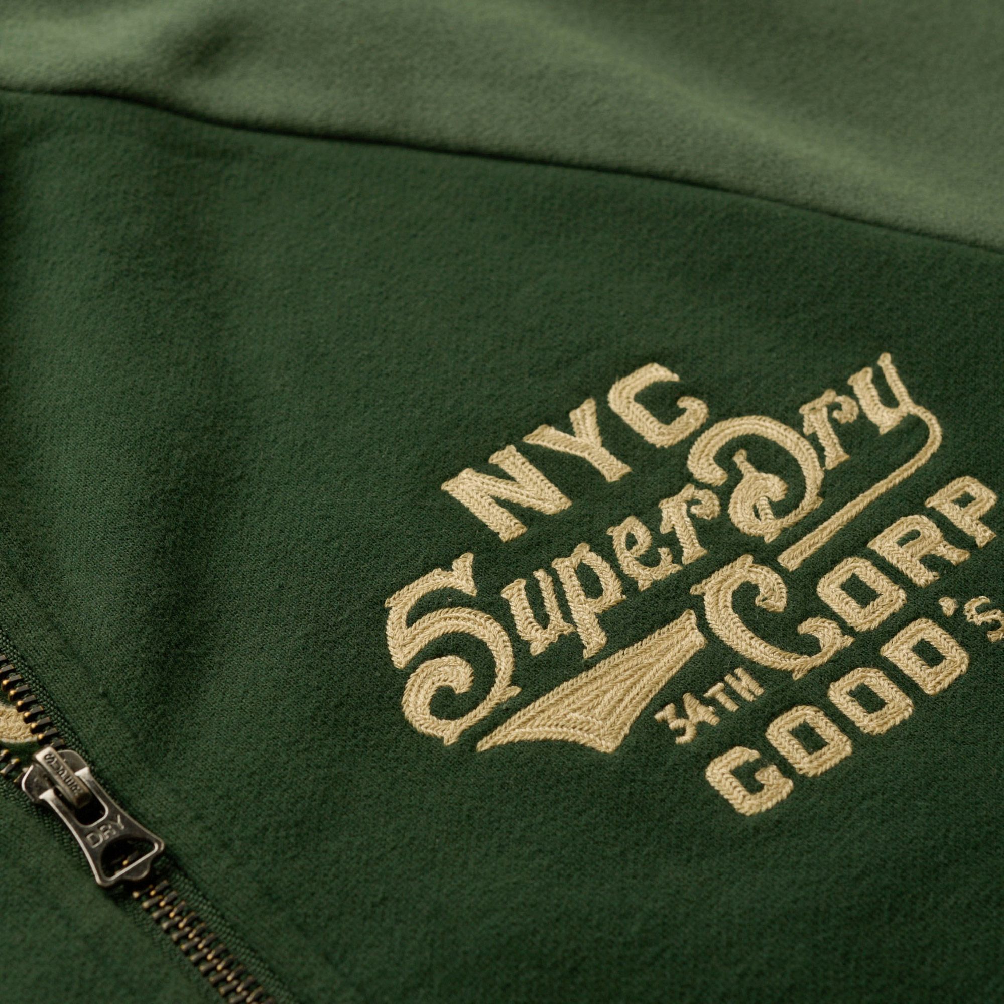 Superdry College Graphic Jersey Bomber Vest Heren
