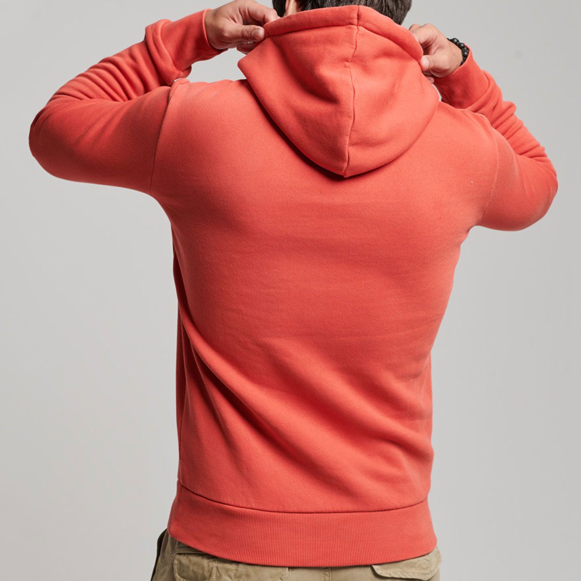 Superdry Vintage Logo Neon Hoodie Heren