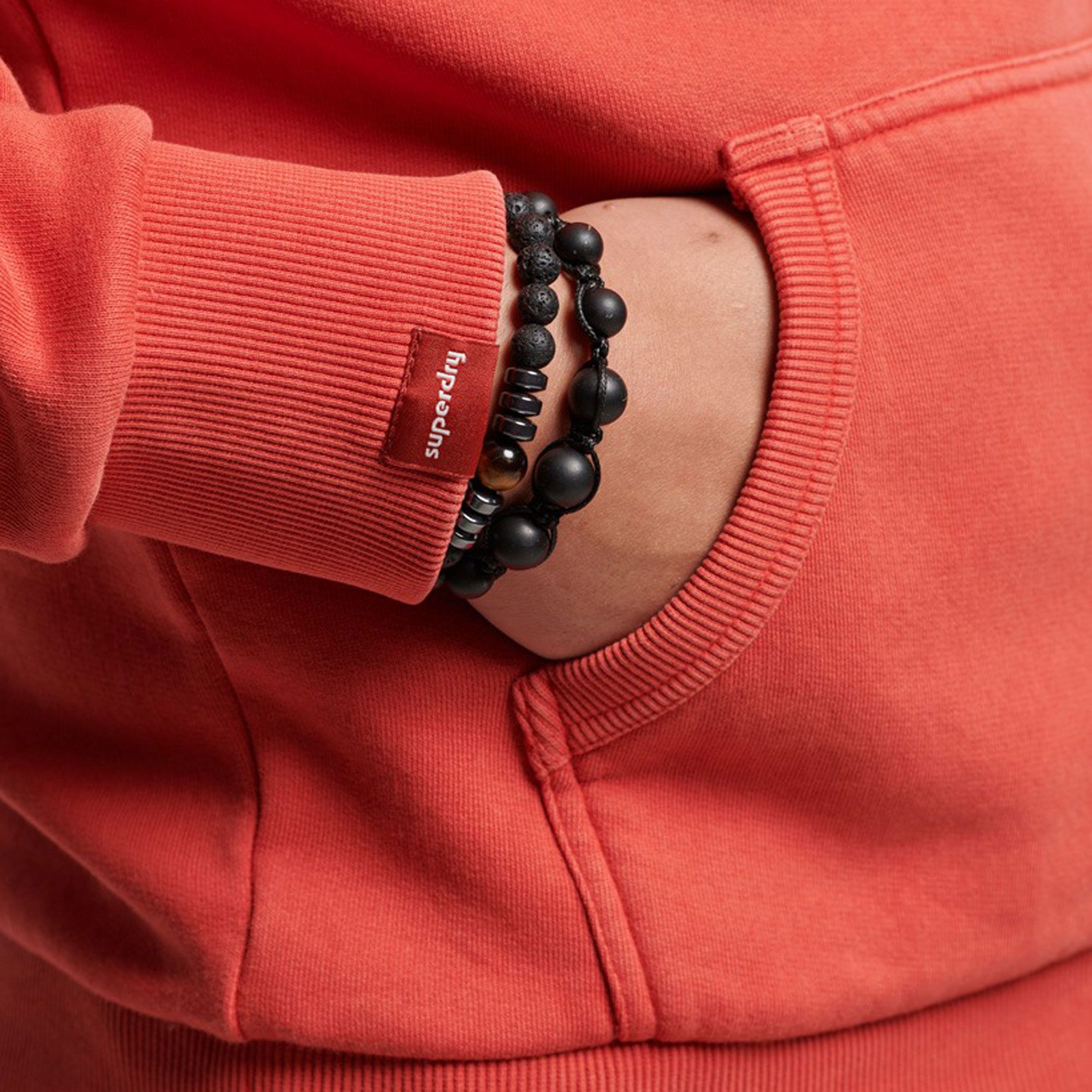 Superdry Vintage Logo Neon Hoodie Heren