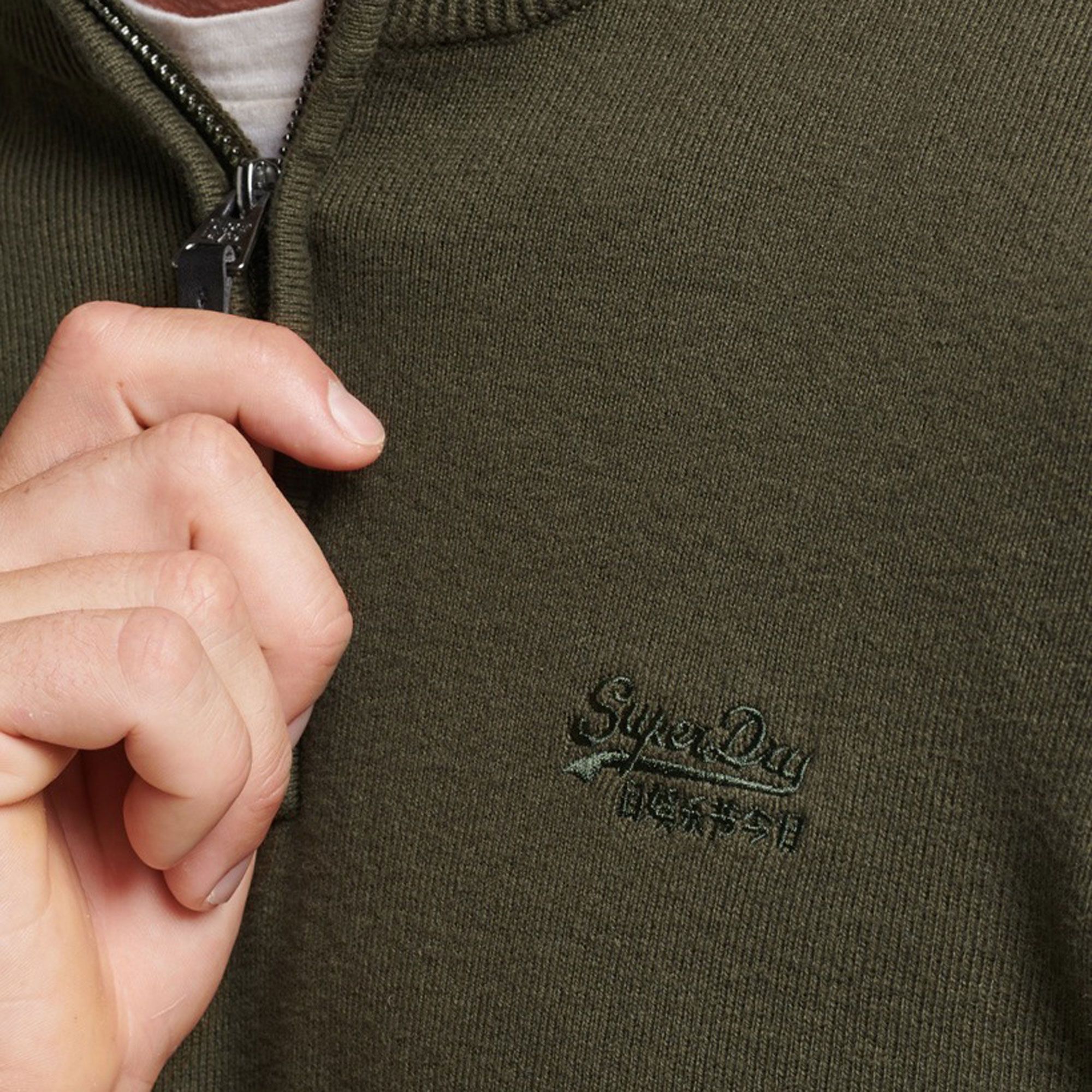 Superdry Vintage Henley Trui Heren