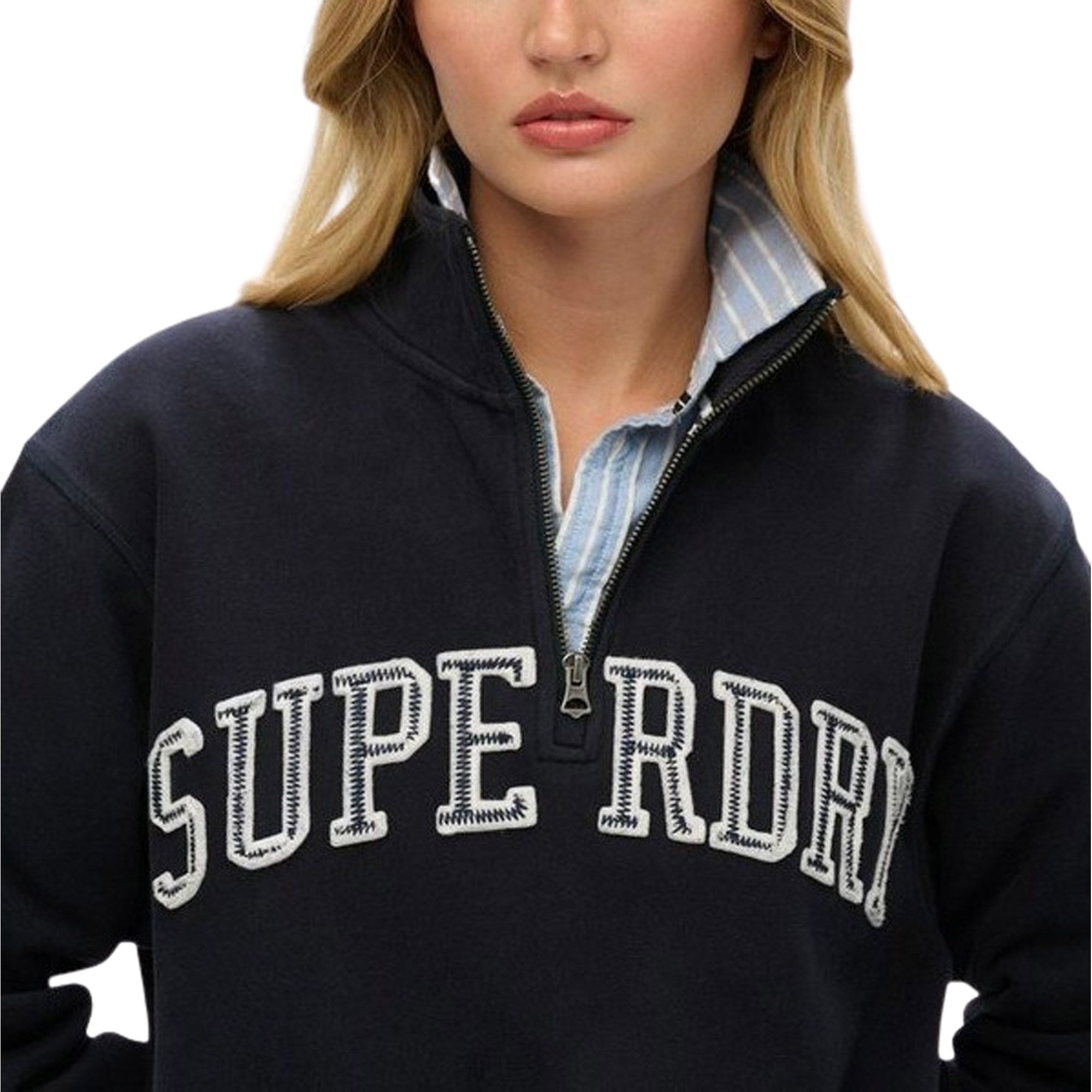 Superdry Athletic Essential Half Zip Sweater Dames