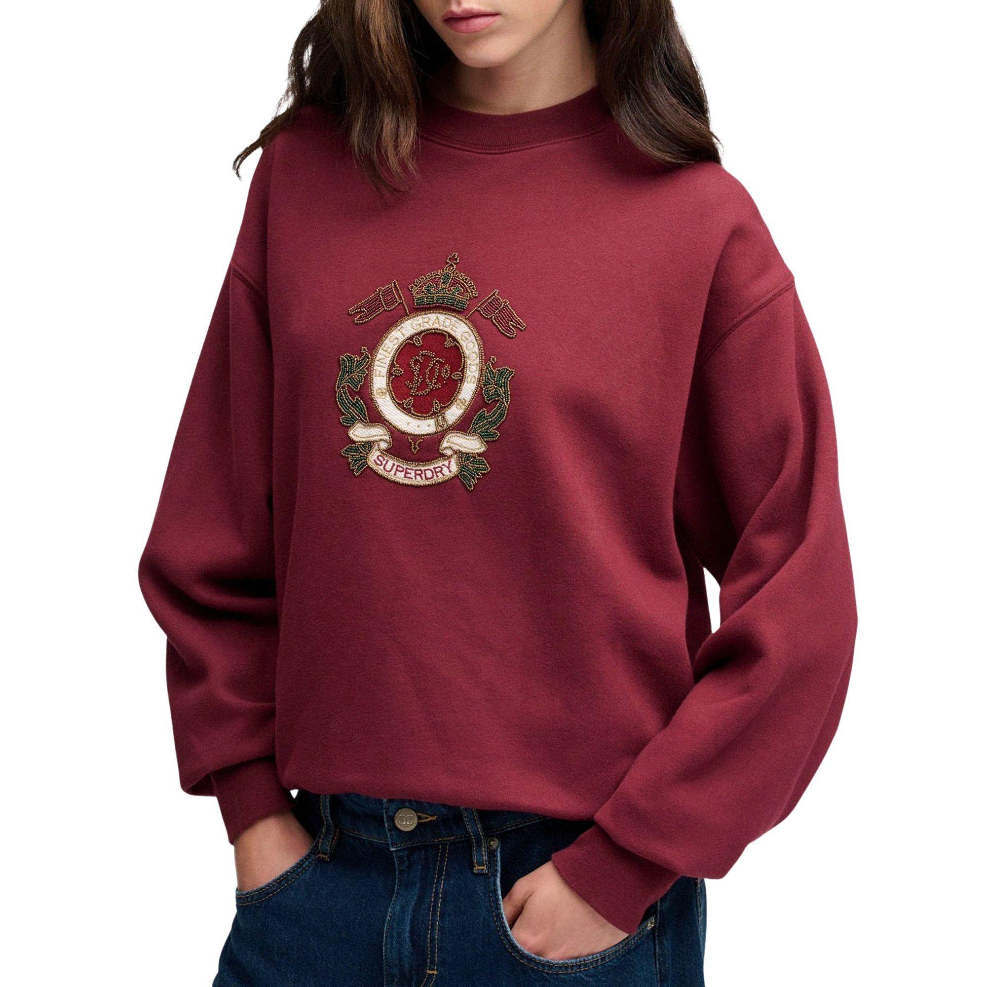 Superdry Crest Loose Sweater Dames