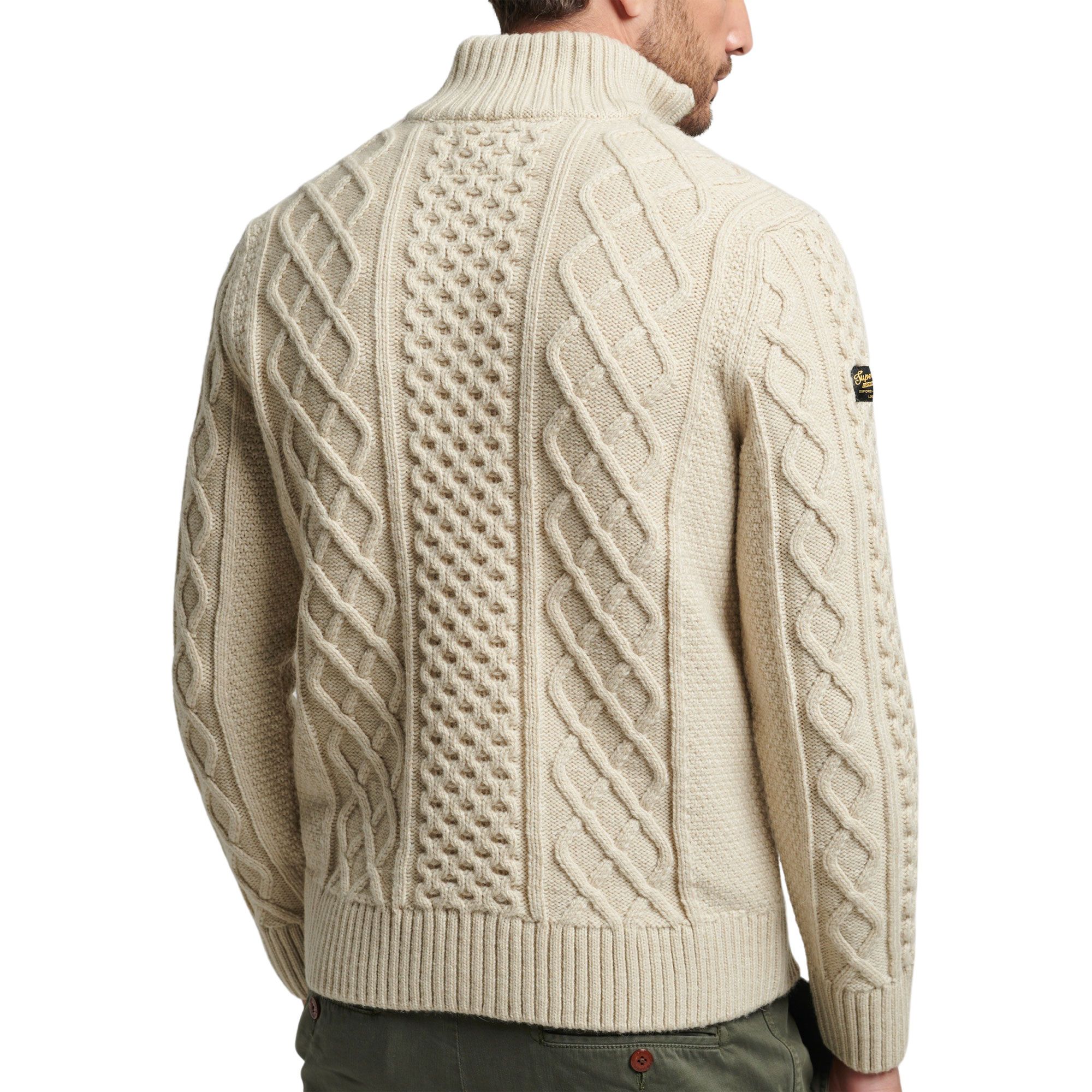 Superdry Vintage Jacob Henley Trui Heren