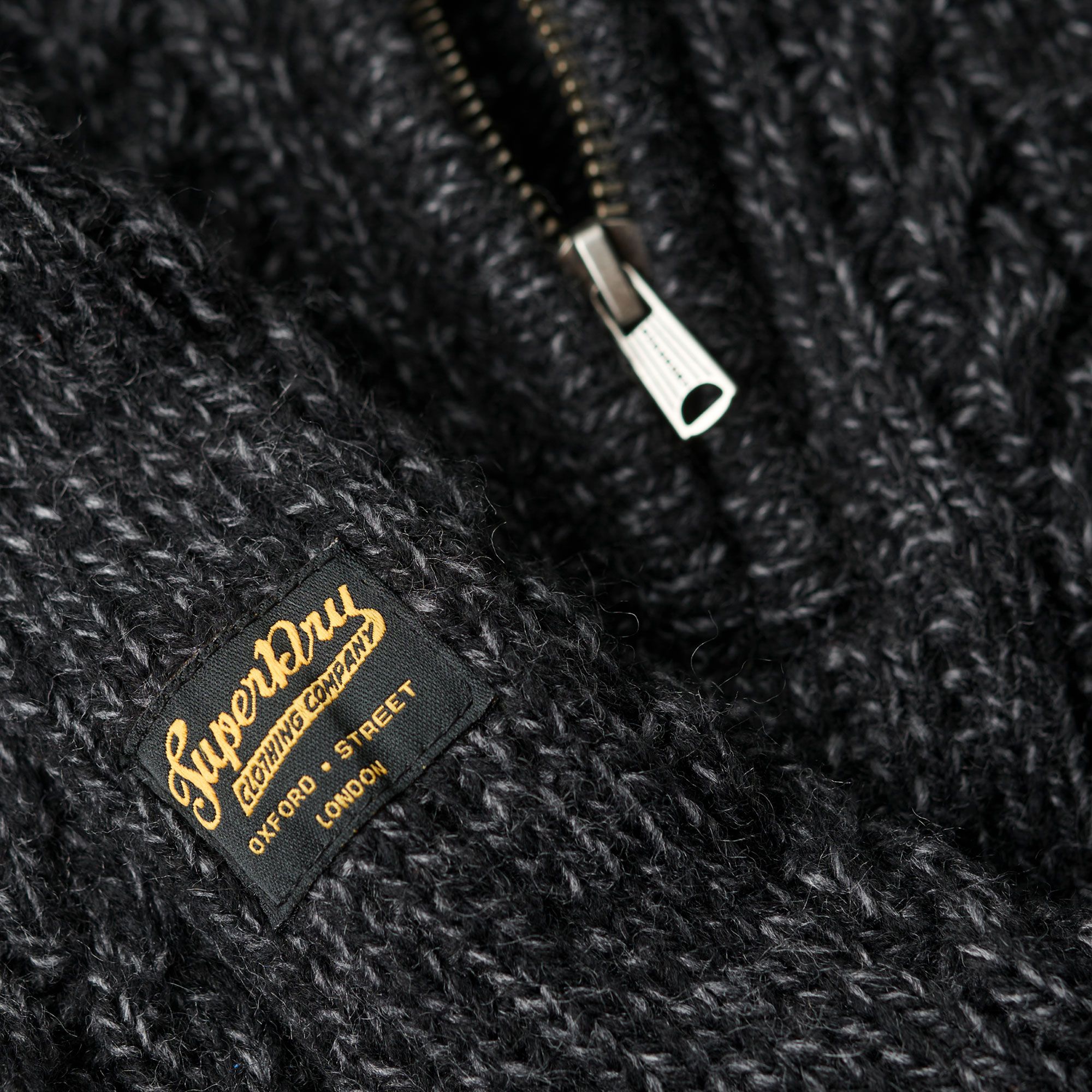 Superdry Vintage Jacob Henley Trui Heren